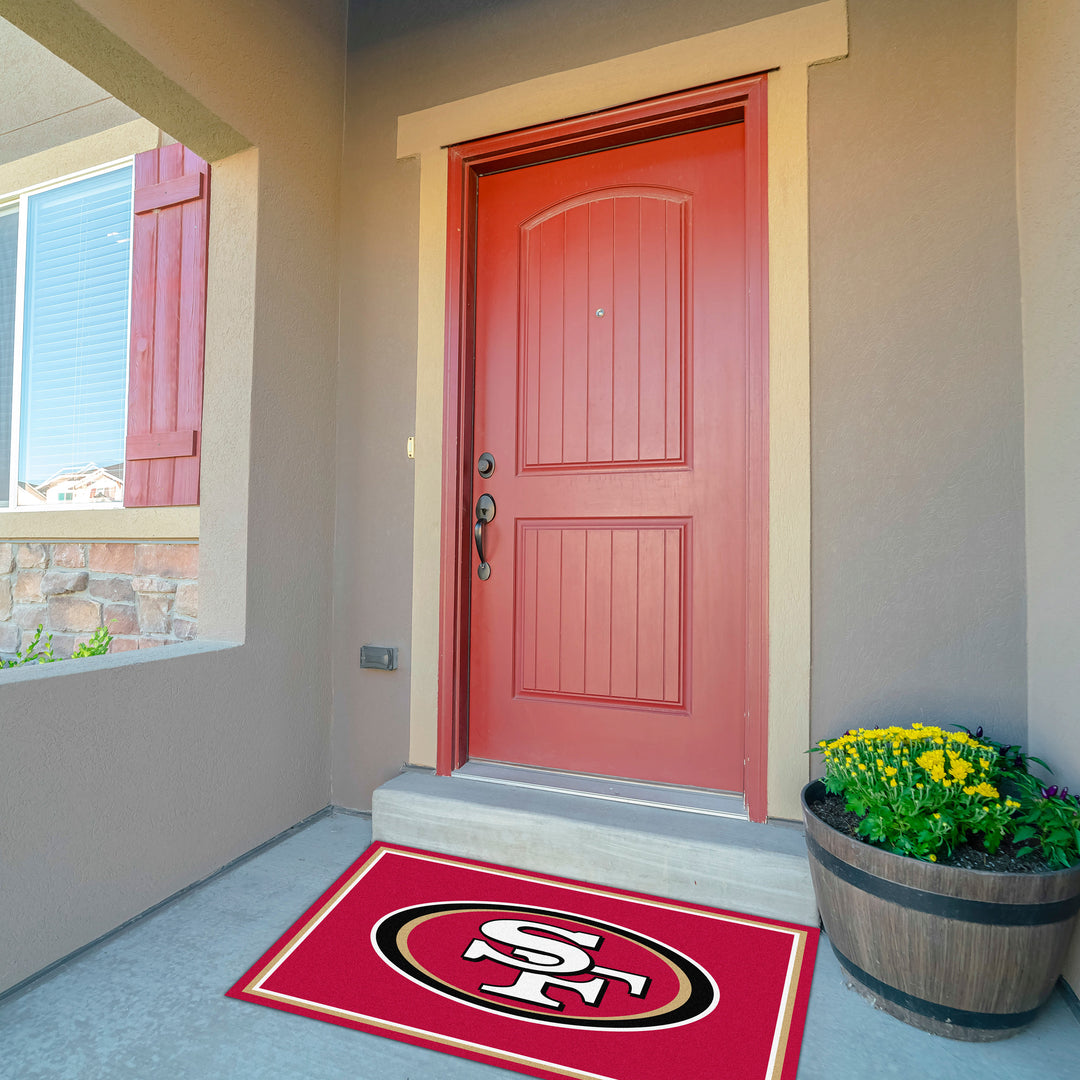 San Francisco 49ers 3x4  Area  Rug