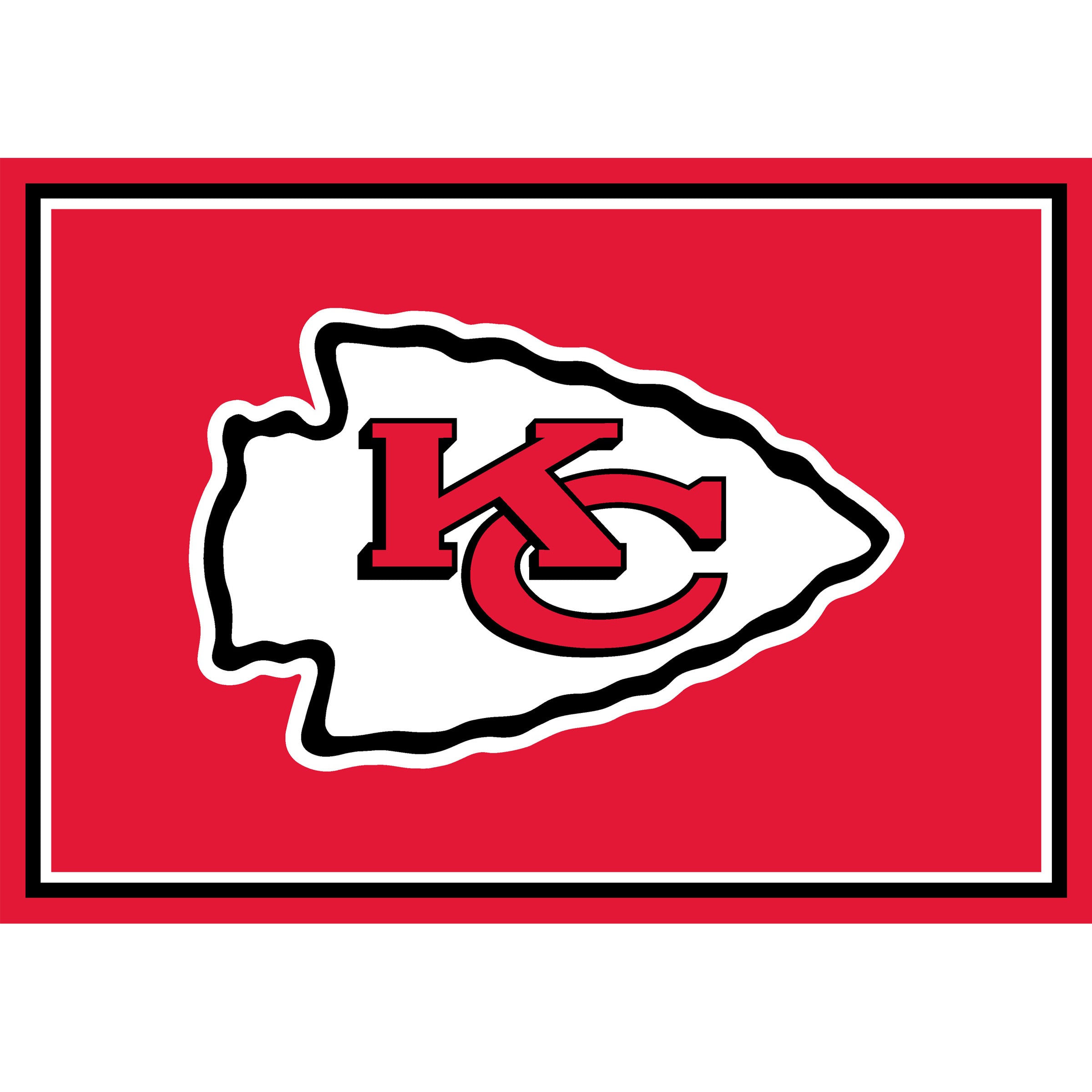 Kansas City Chiefs 3x4  Area  Rug