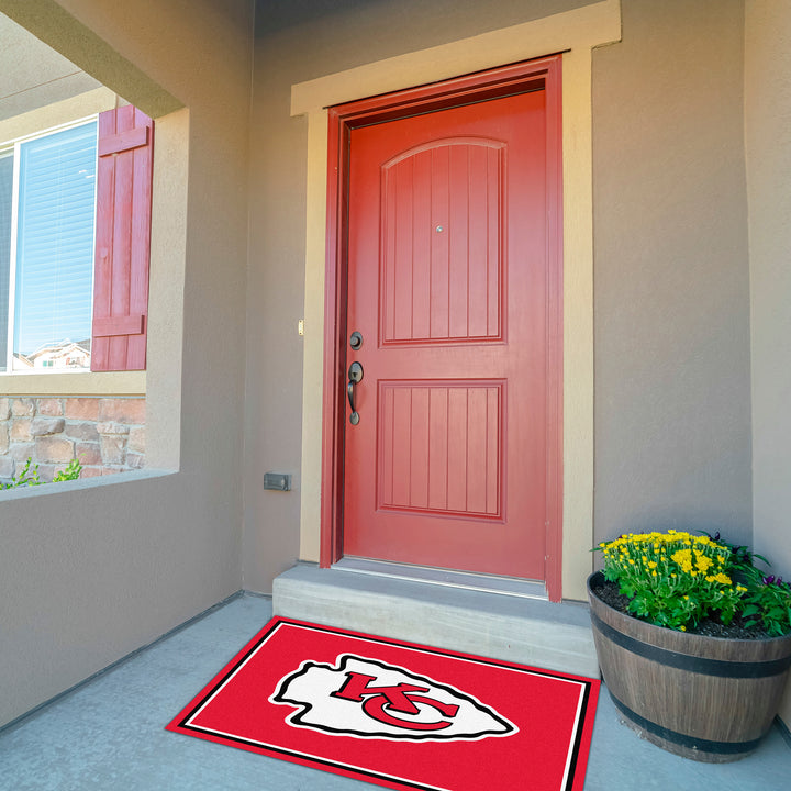 Kansas City Chiefs 3x4  Area  Rug