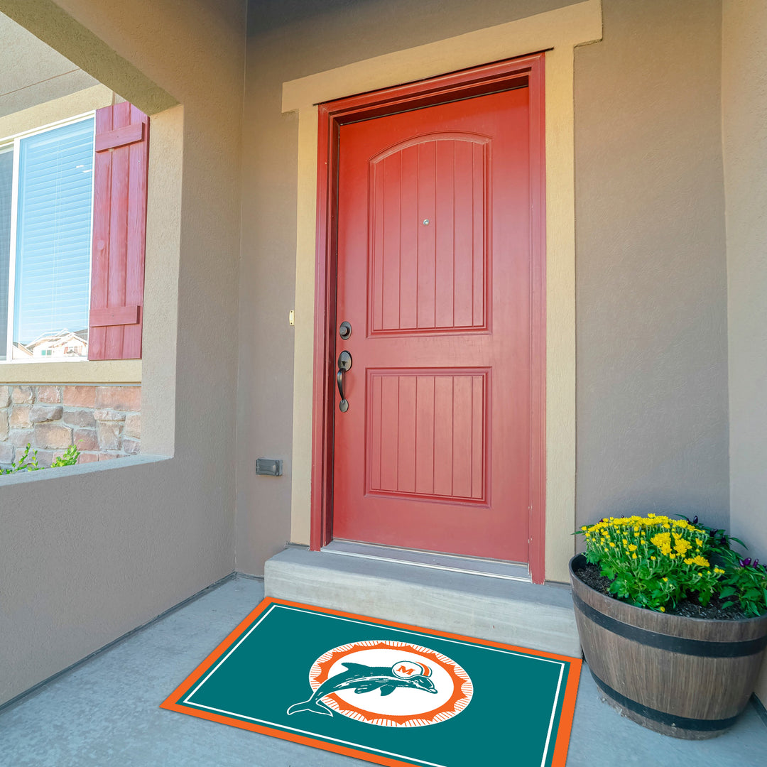 Miami Dolphins 3x4  Area Rug