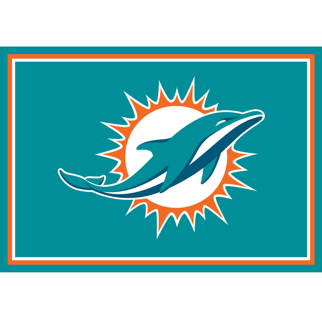 Miami Dolphins 3x4  Area Rug