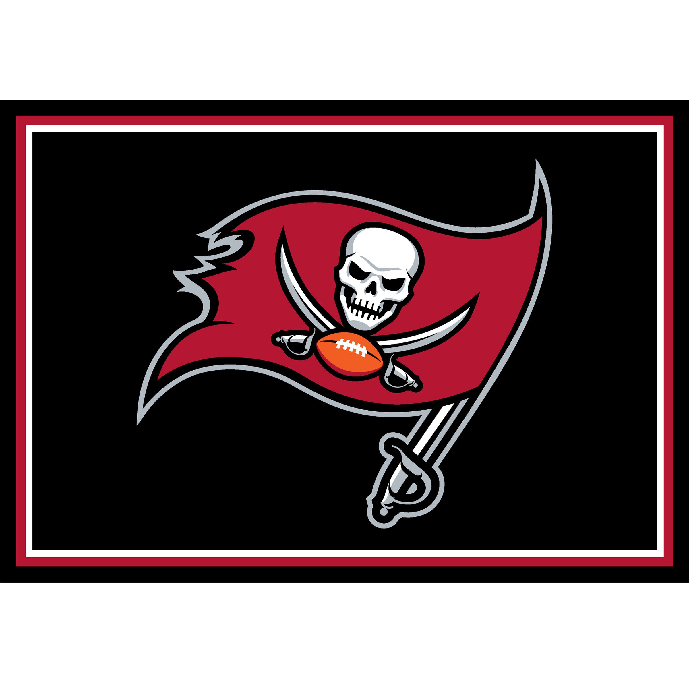 Tampa Bay Buccaneers 3x4  Area  Rug