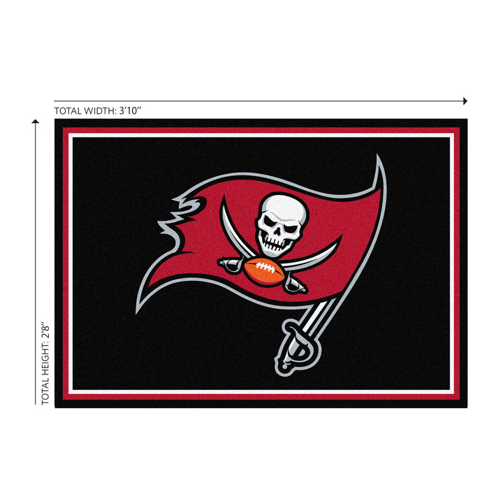 Tampa Bay Buccaneers 3x4  Area  Rug