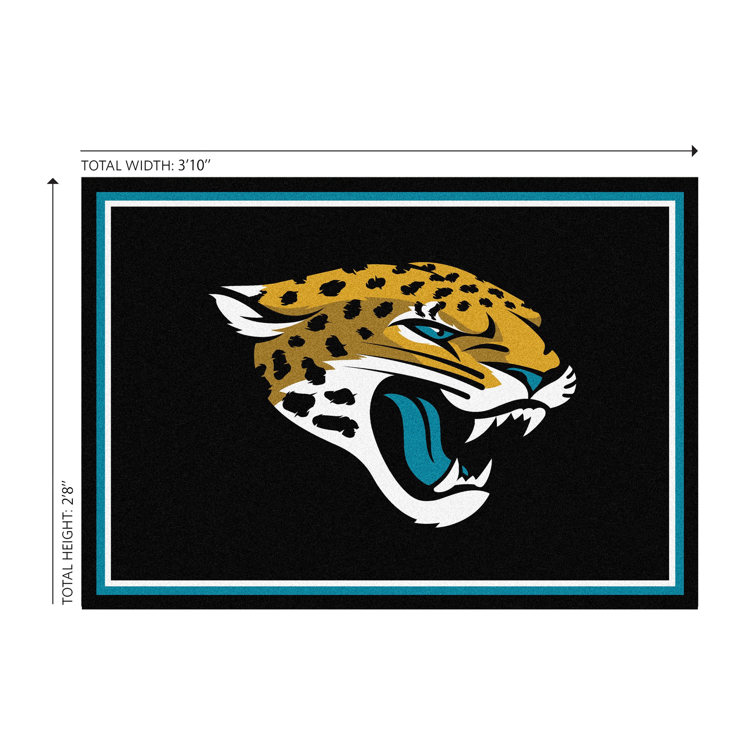 Jacksonville Jaguars 3x4 Area Rug