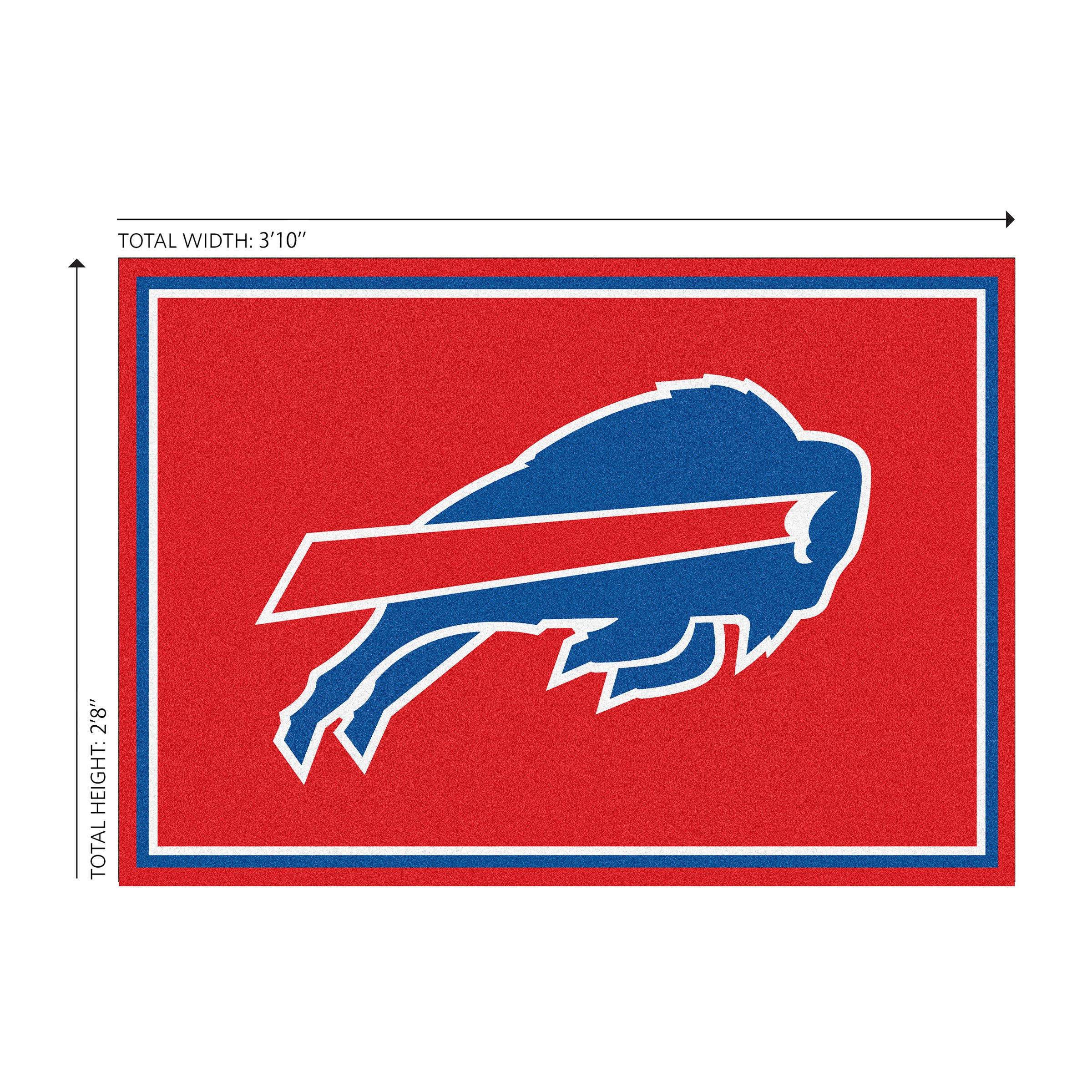 Buffalo Bills 3x4 Area Rug