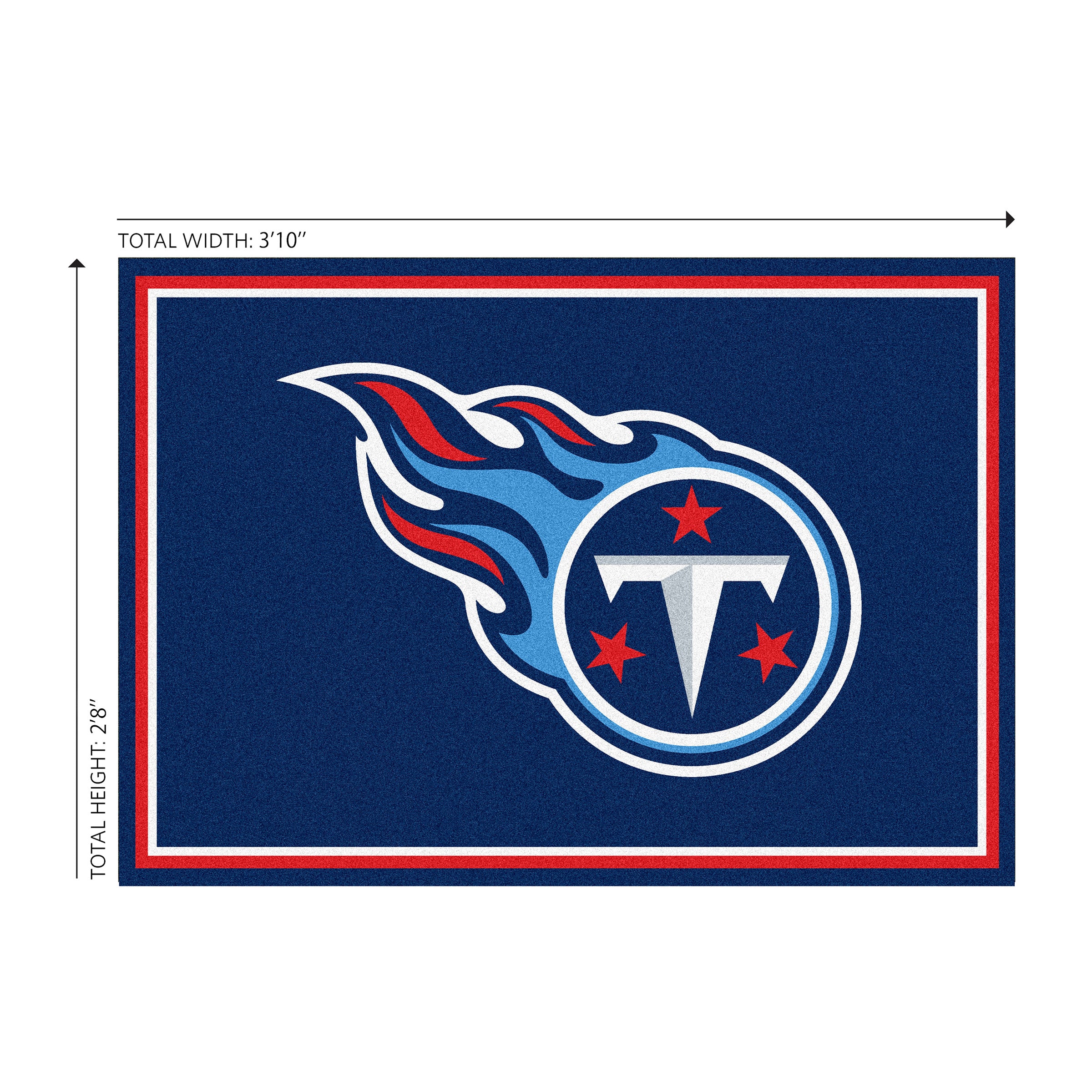 Tennessee Titans 3x4 Area Rug