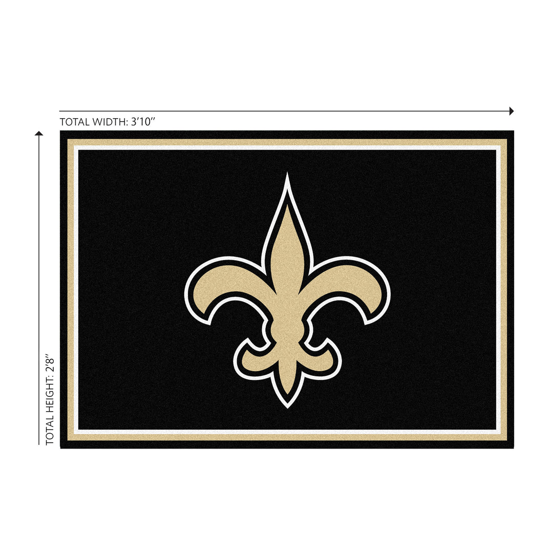 New Orleans Saints 3x4 Area Rug