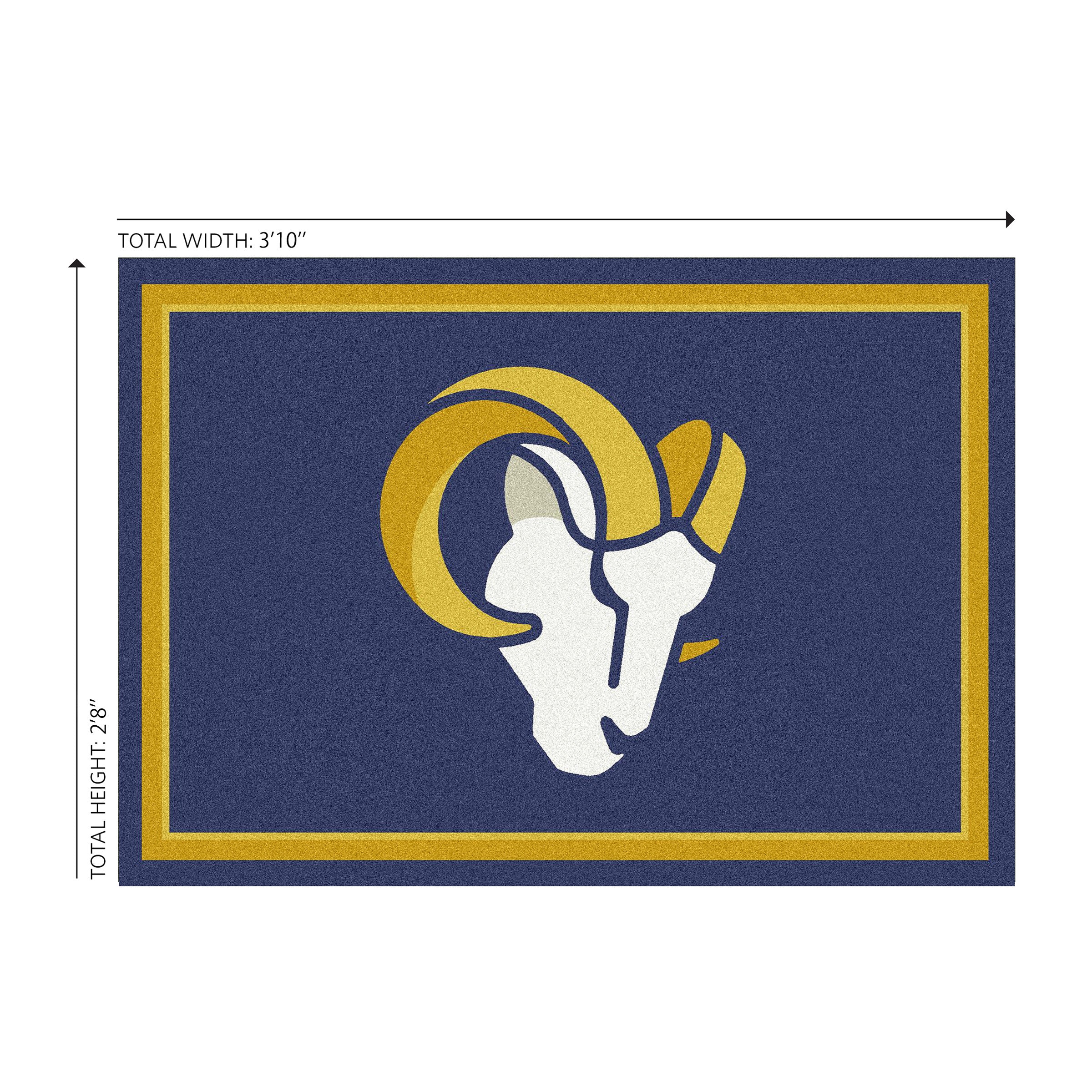 Los Angeles Rams 3x4 Area Rug