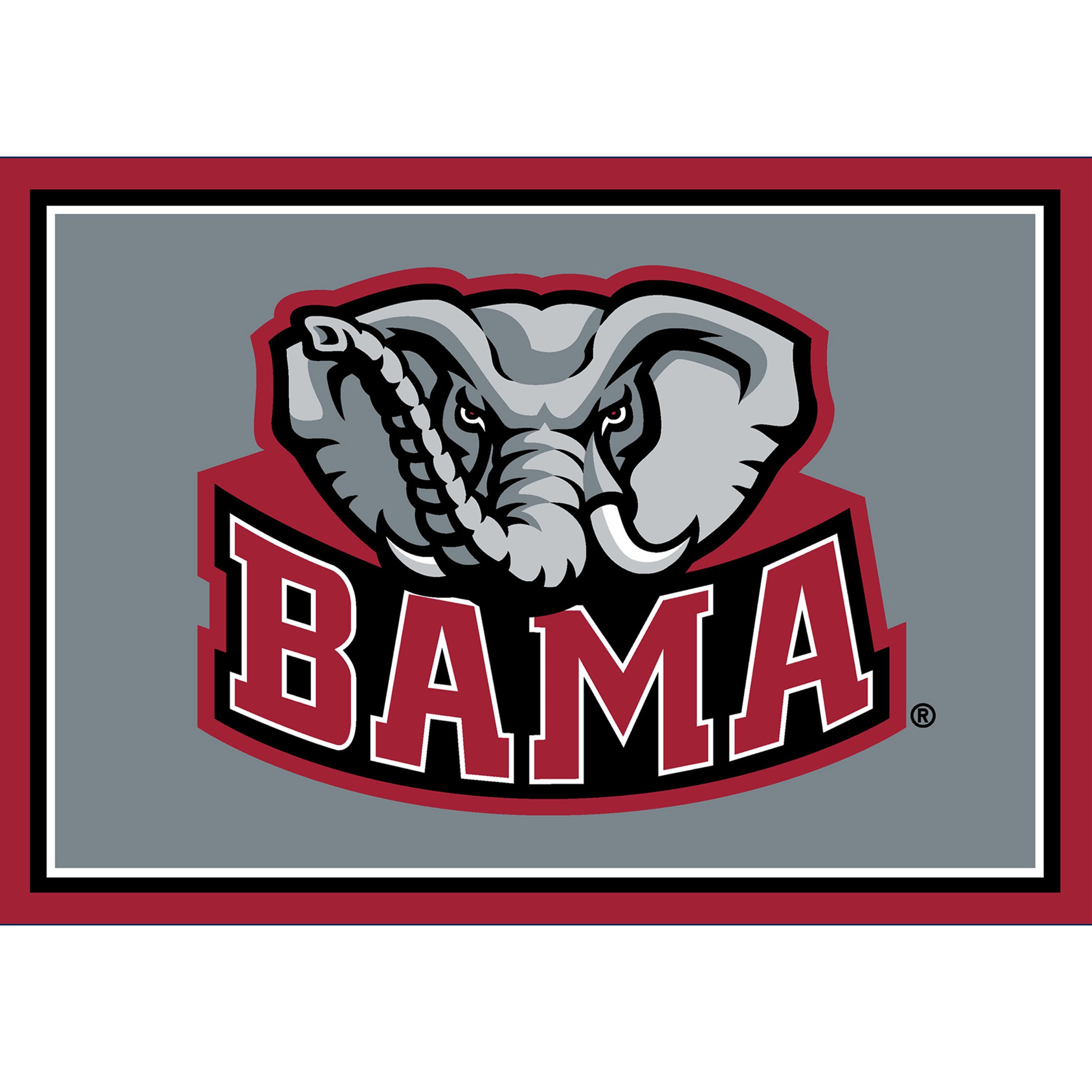 University Of Alabama 3x4  Area  Rug