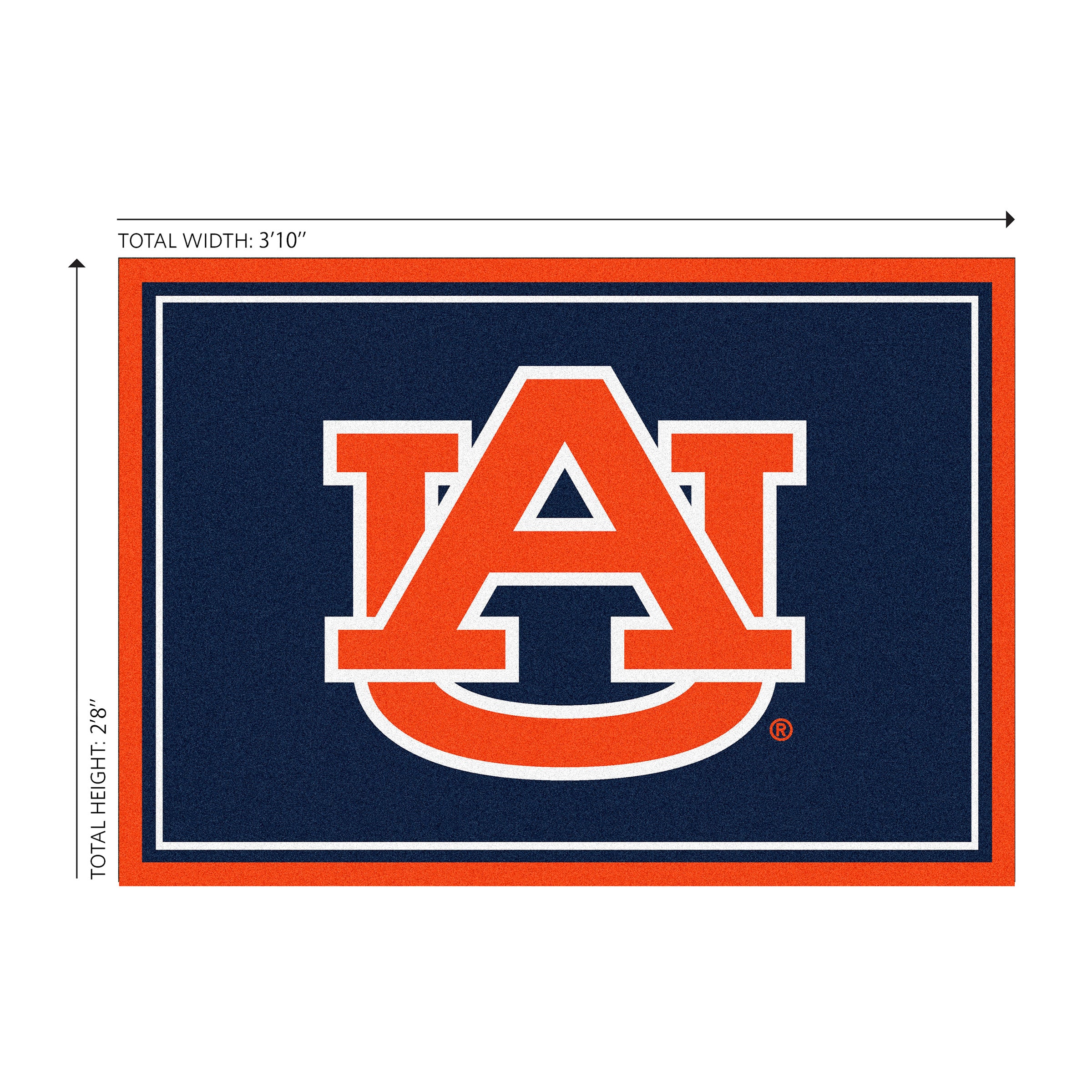 Auburn University 3x4  Area  Rug