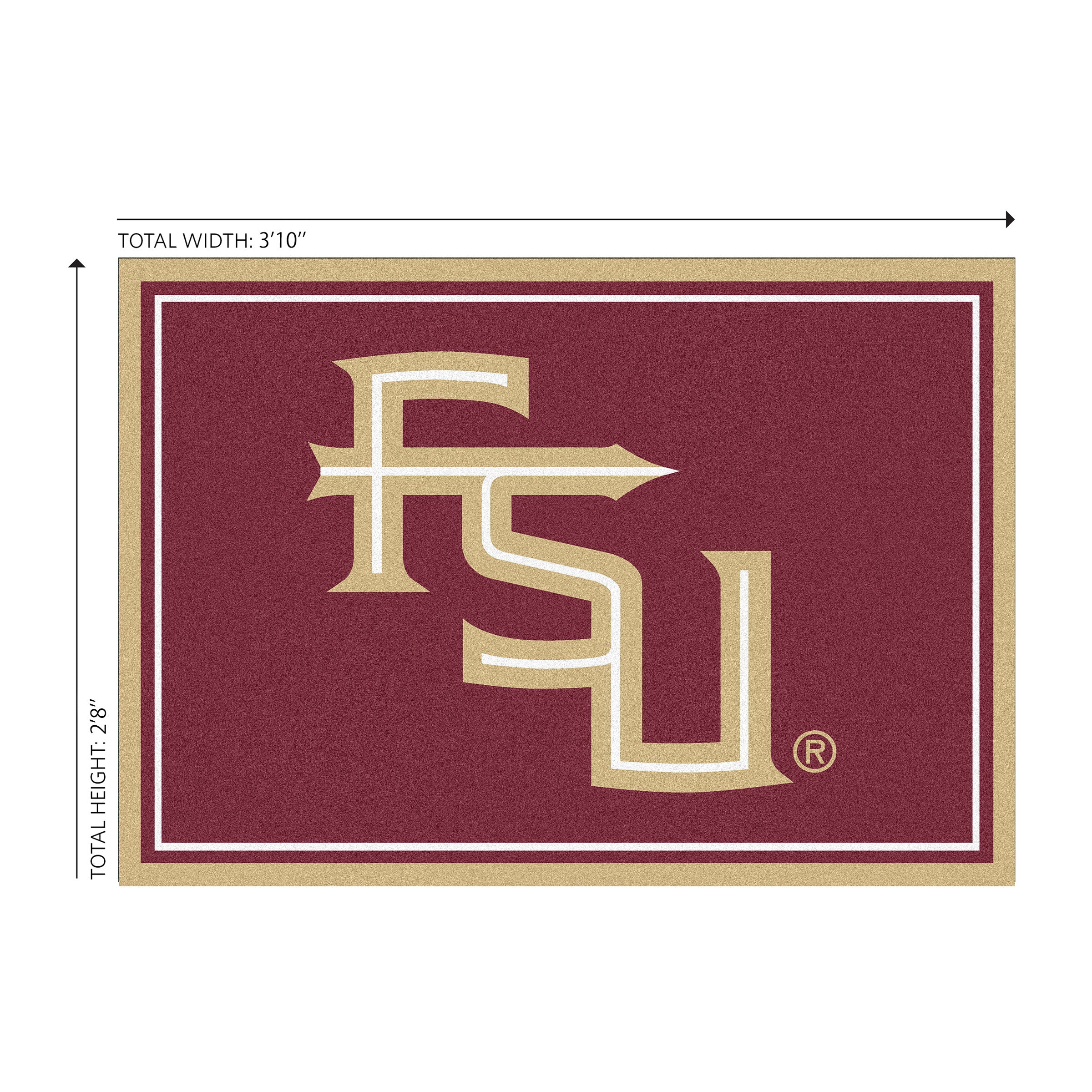 Florida State 3x4  Area  Rug