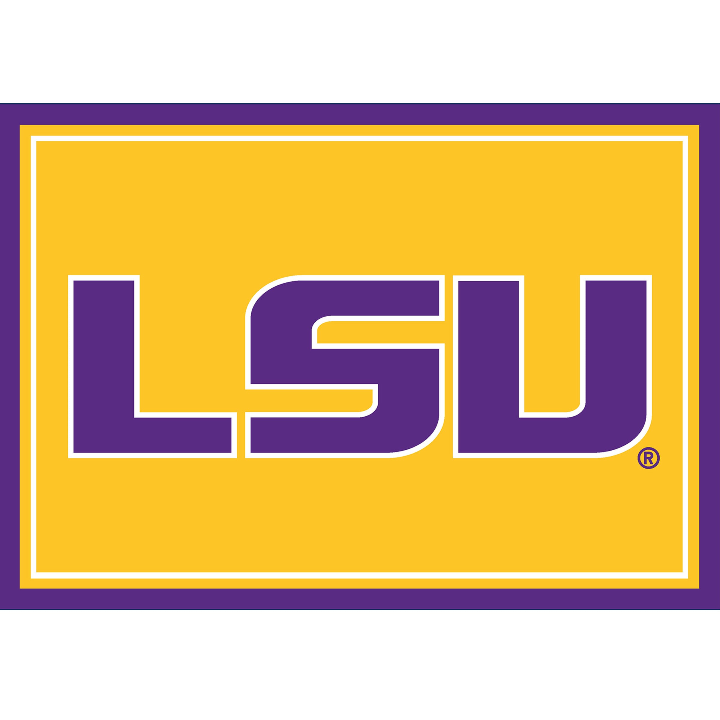 Louisiana State University 3x4  Area  Rug