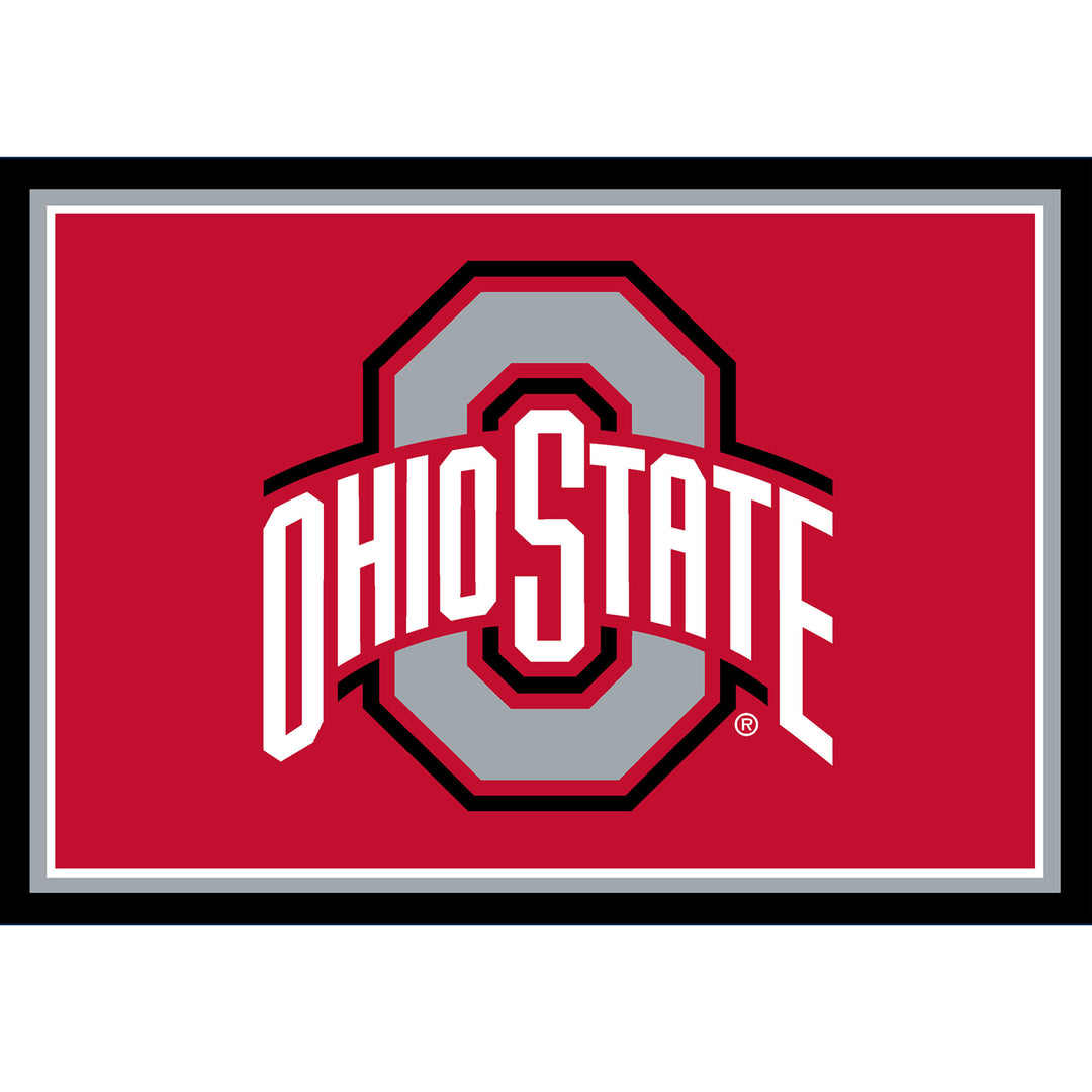 Ohio State 3x4  Area  Rug