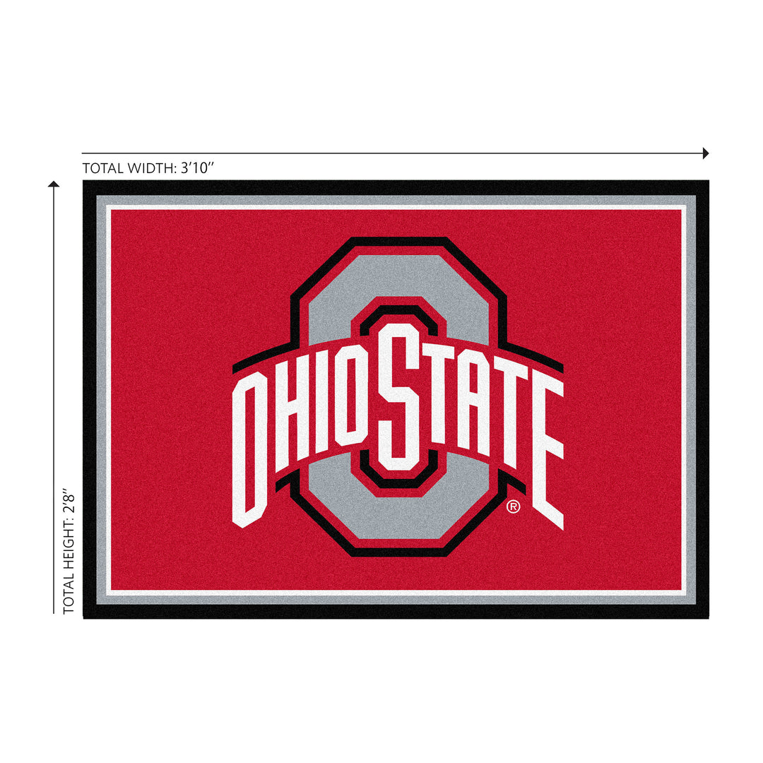 Ohio State 3x4  Area  Rug