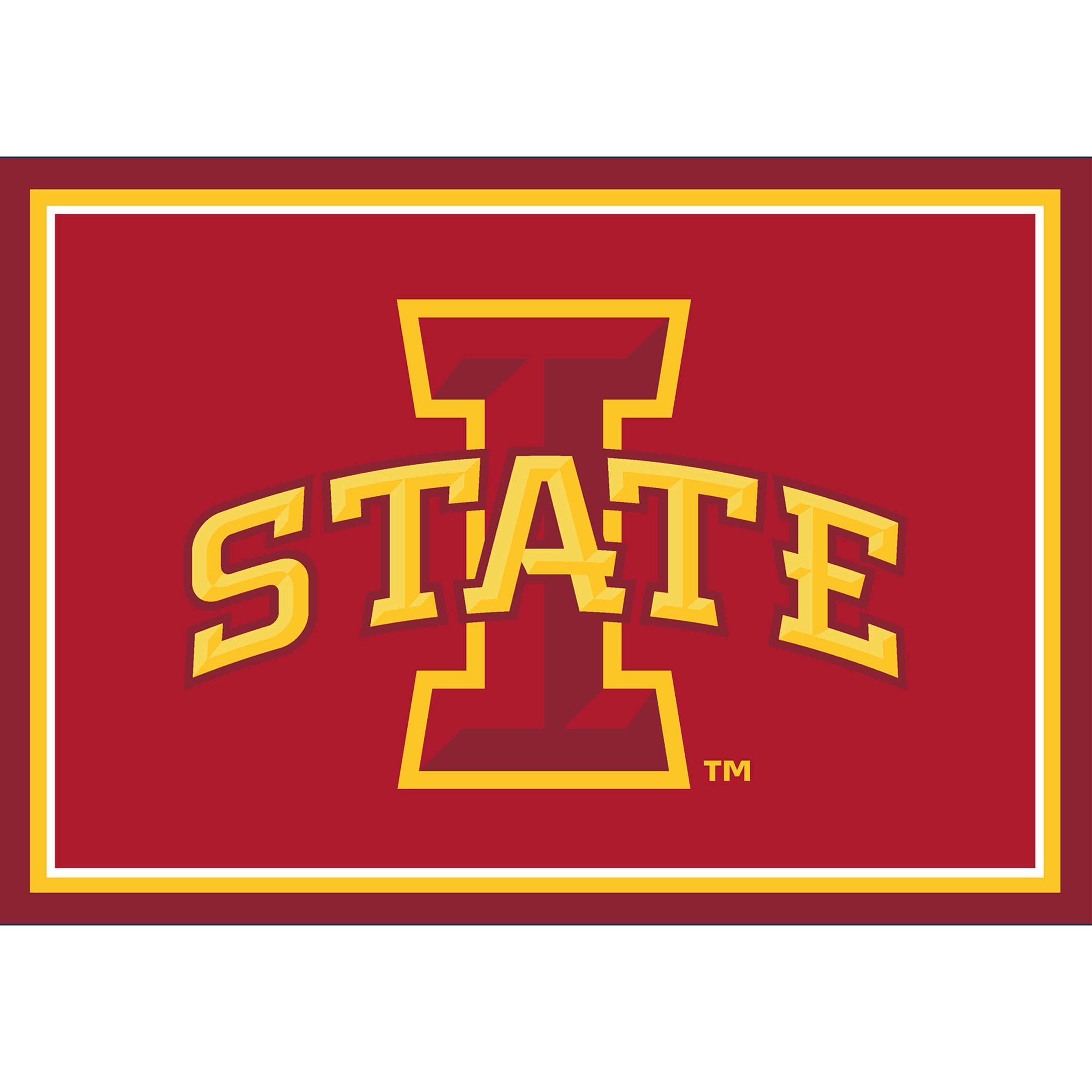 Iowa State University 3x4  Area  Rug