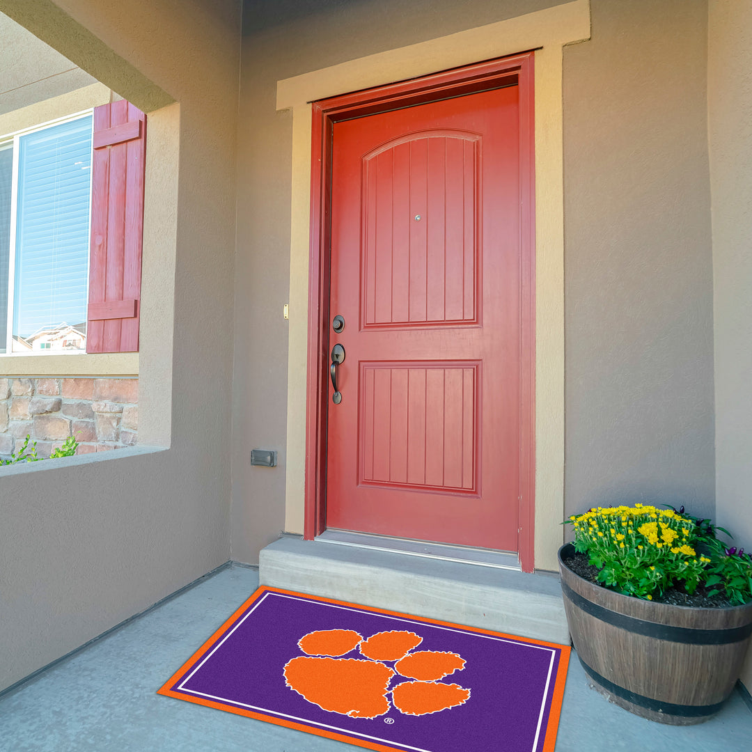 Clemson University 3x4  Area  Rug