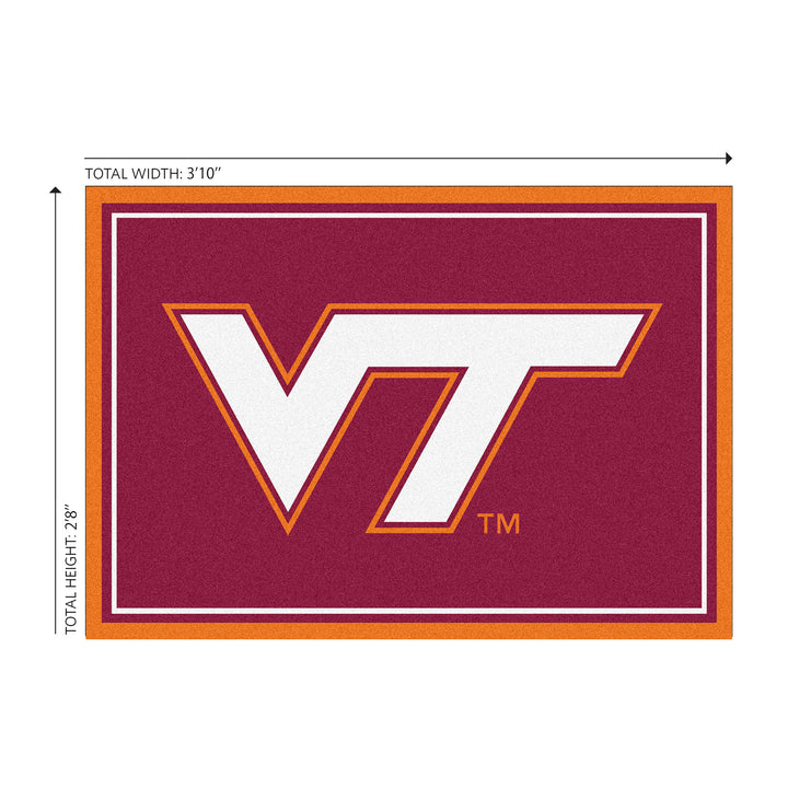 Virginia Tech 3x4 Area Rug