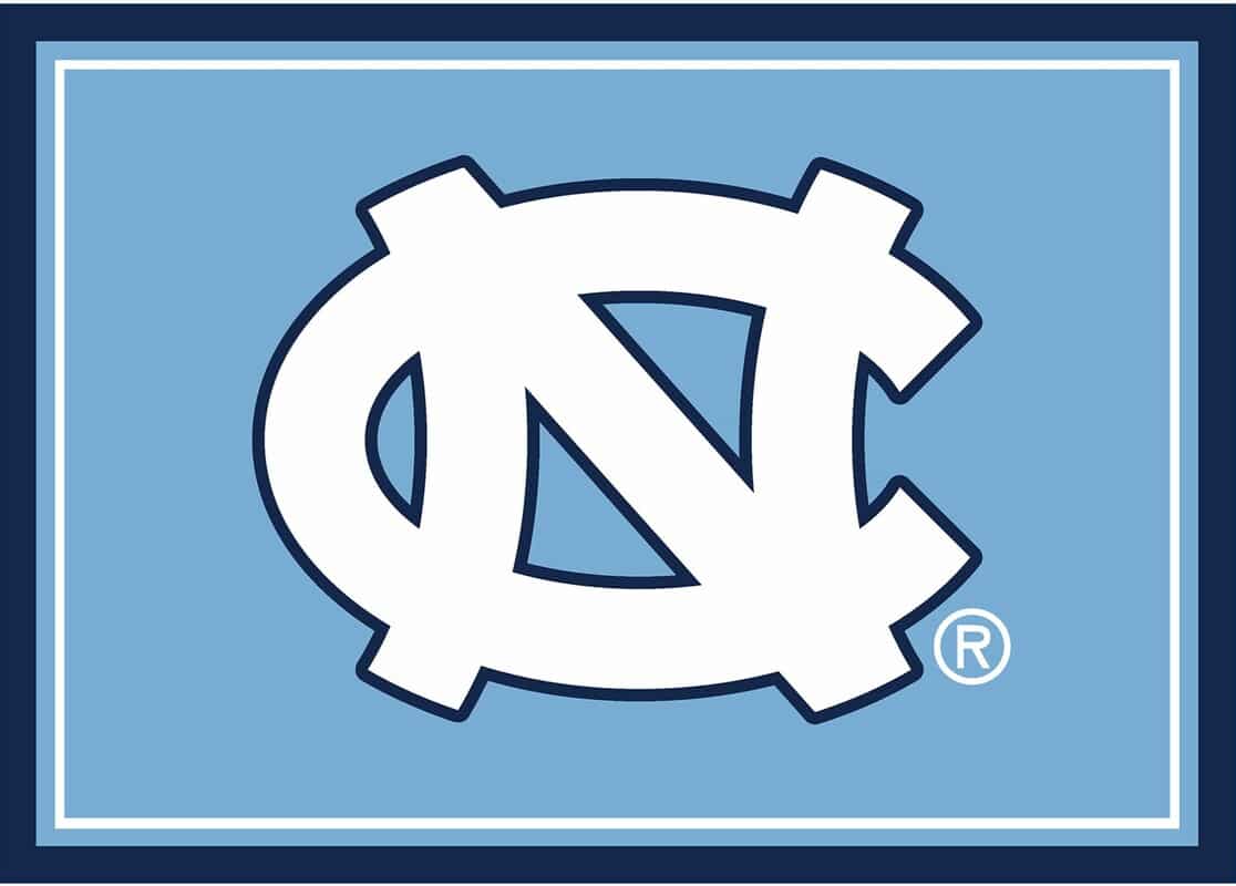 University of North Carolina 3x4 Area Rug