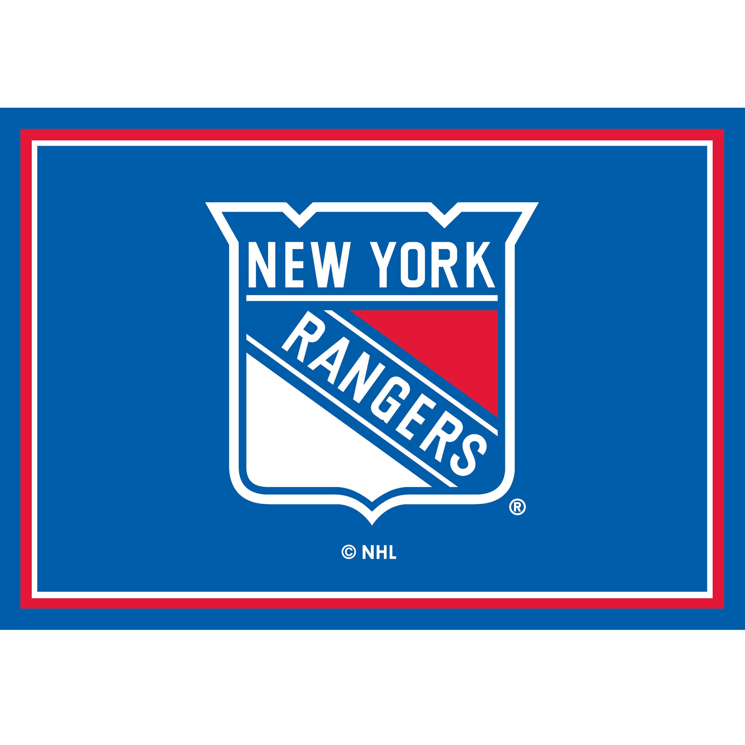 New York Rangers 3x4  Area  Rug