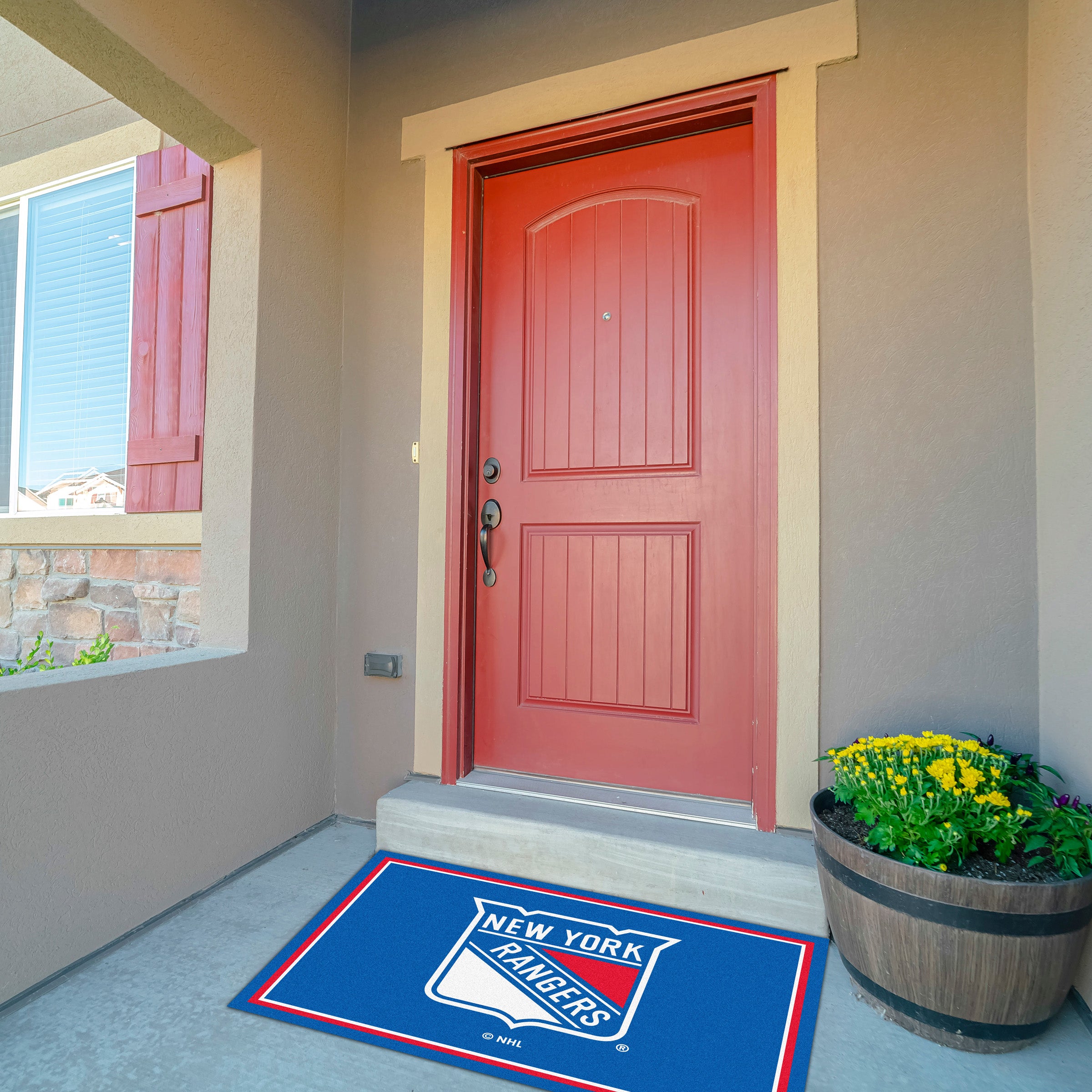 New York Rangers 3x4  Area  Rug