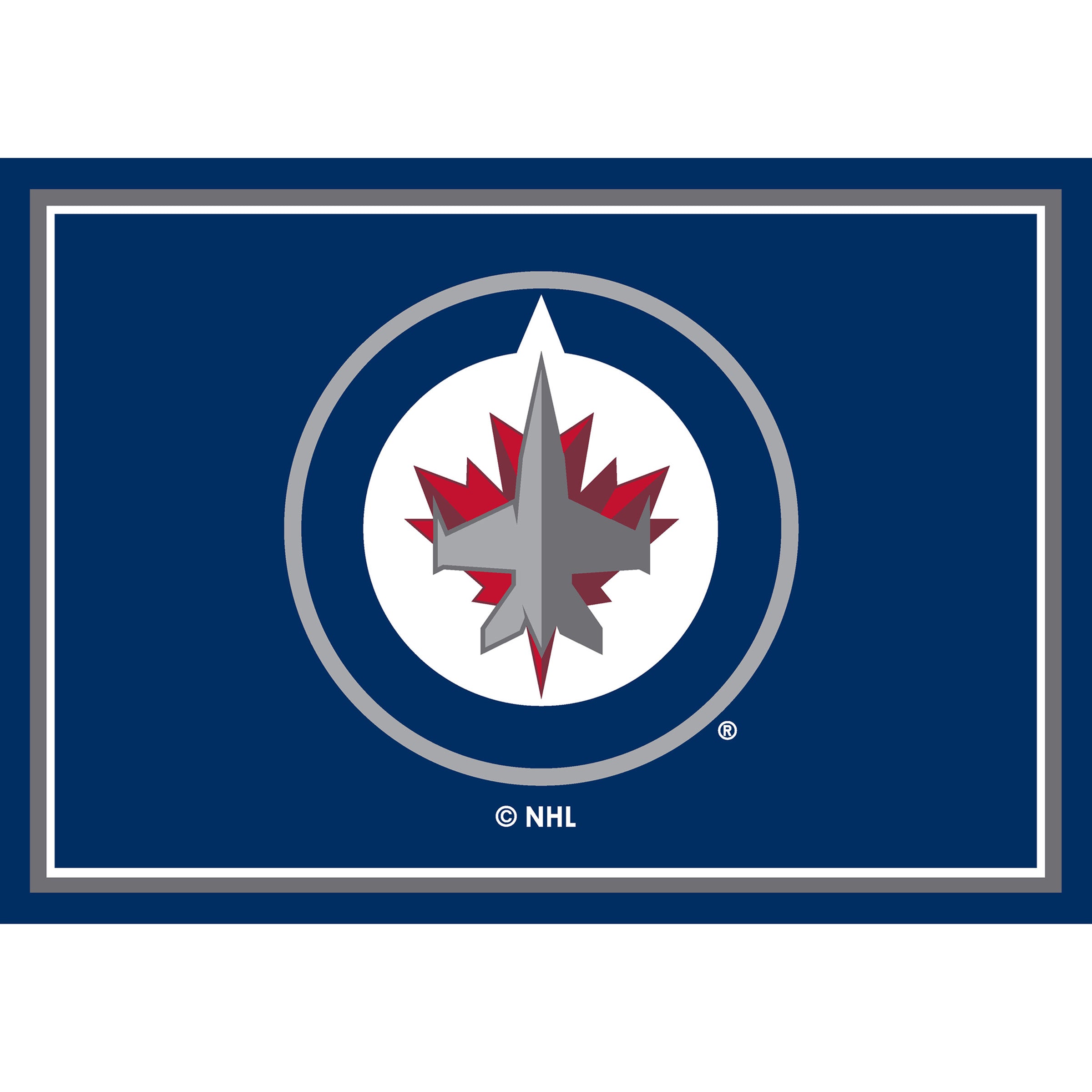 Winnipeg Jets 3x4  Area  Rug