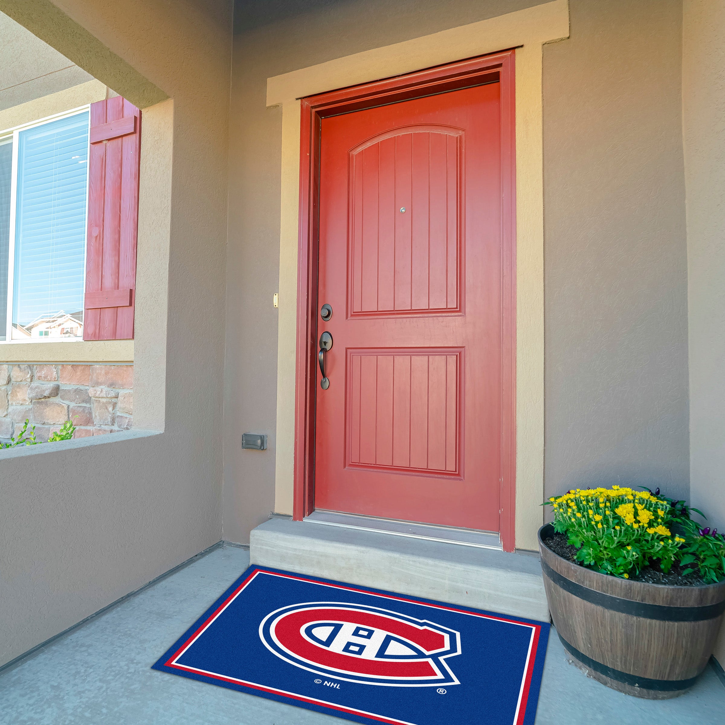 Montreal Canadiens 3x4  Area  Rug