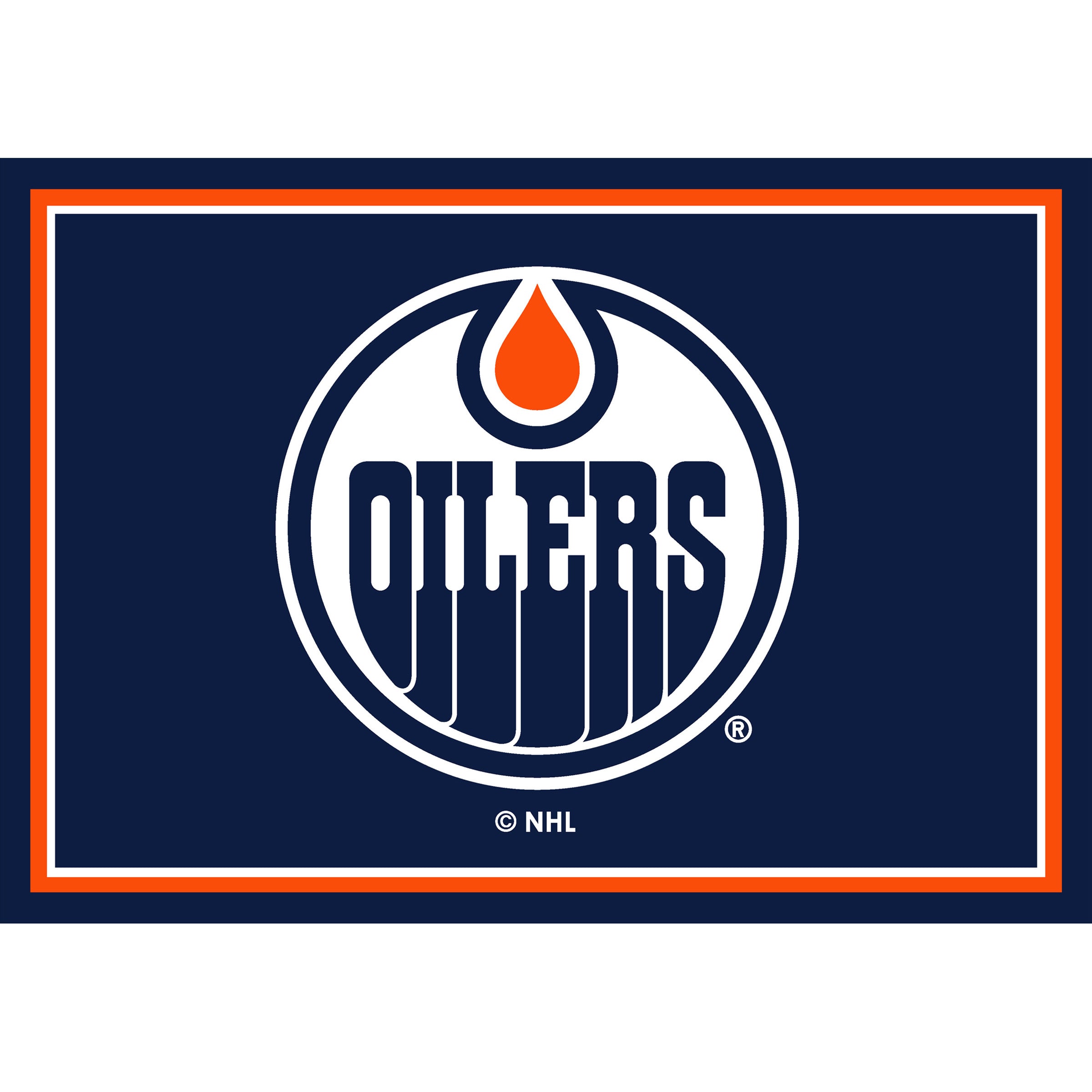 Edmonton Oilers 3x4  Area  Rug