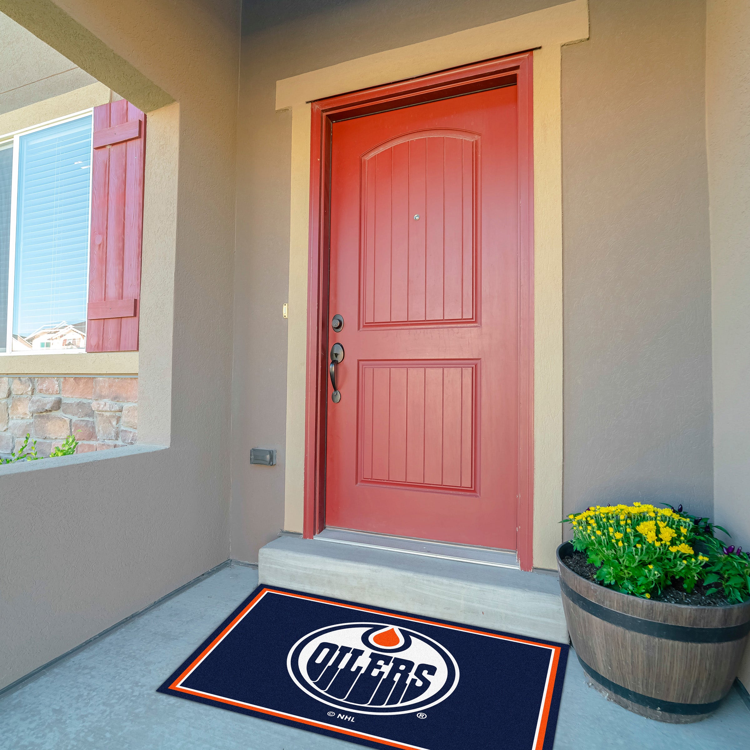 Edmonton Oilers 3x4  Area  Rug