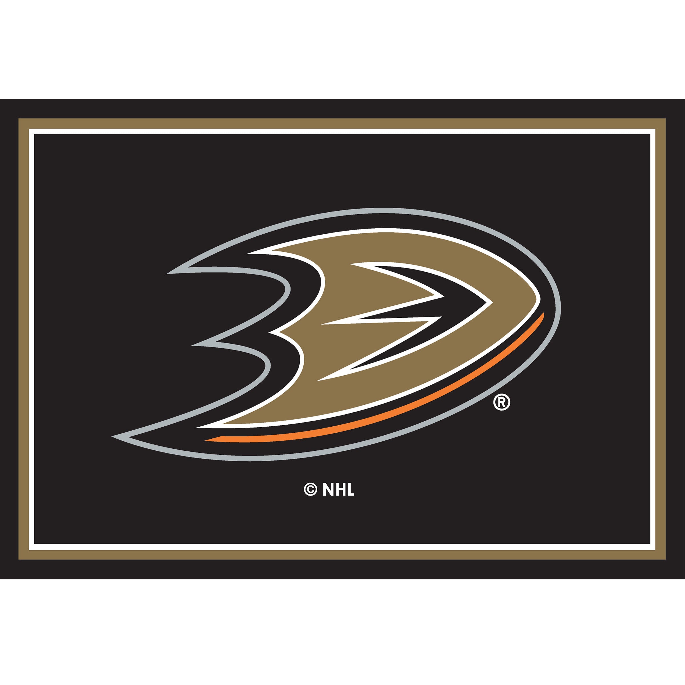 Anaheim Ducks 3x4  Area  Rug