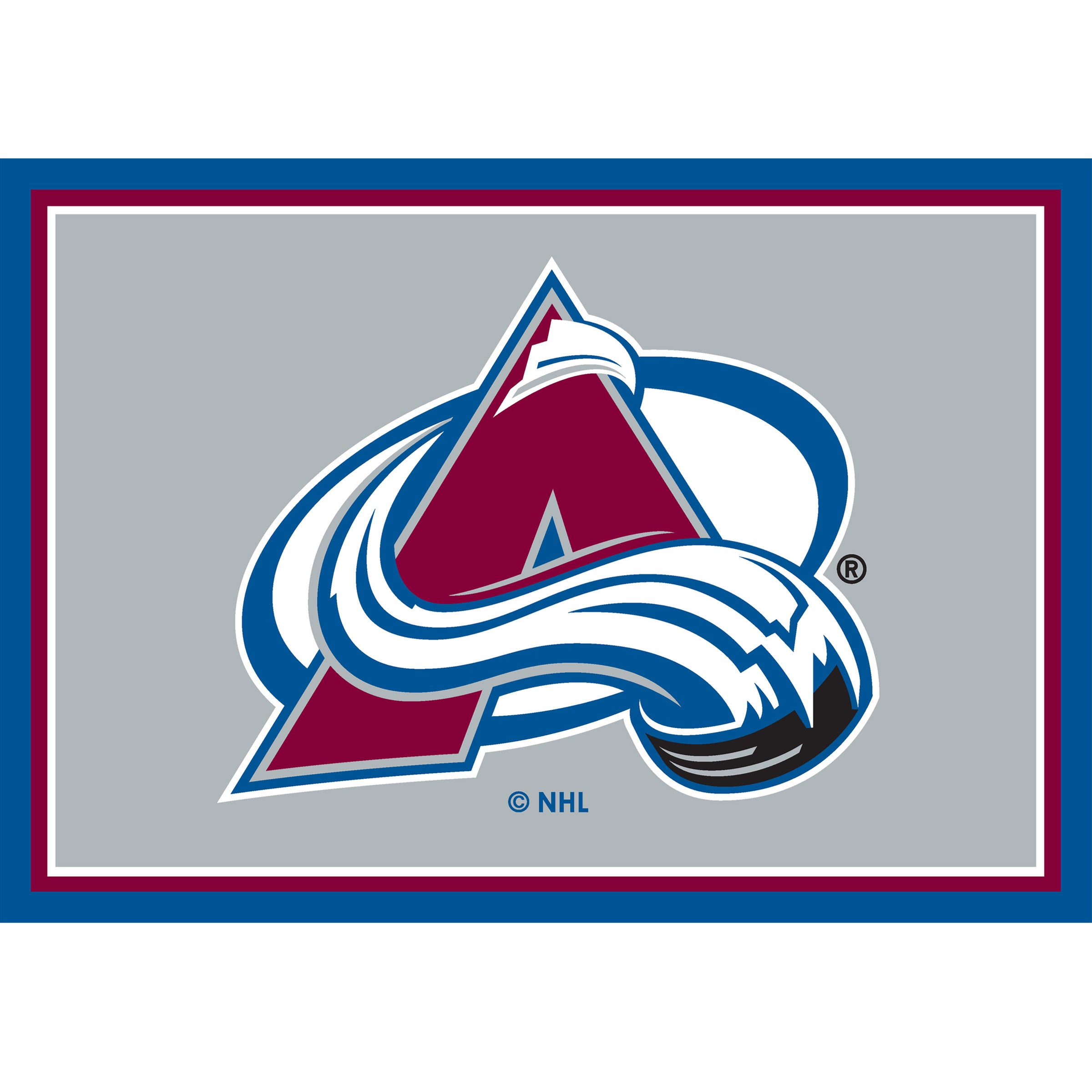 Colorado Avalanche 3x4  Area  Rug