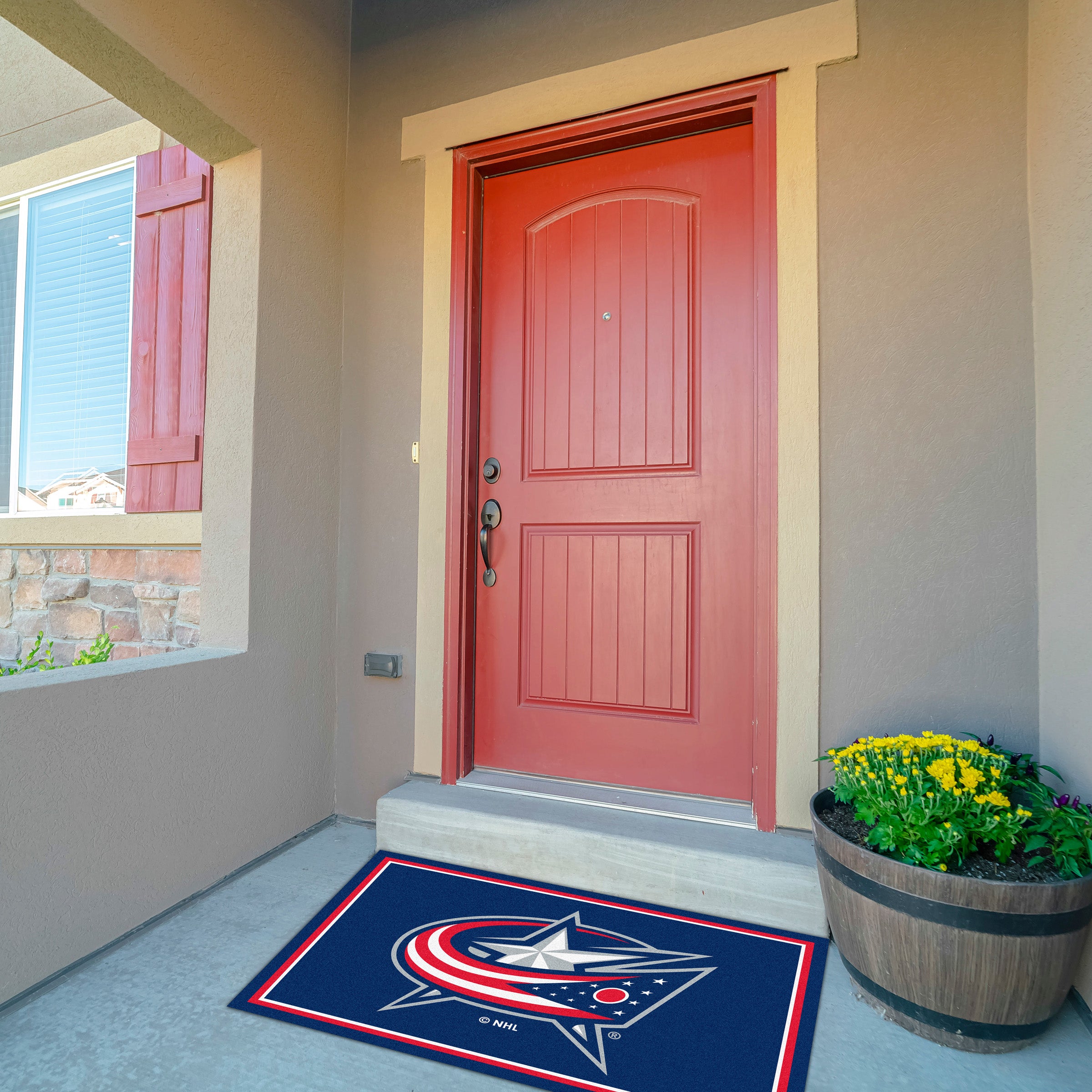 Columbus Blue Jackets 3x4  Area  Rug