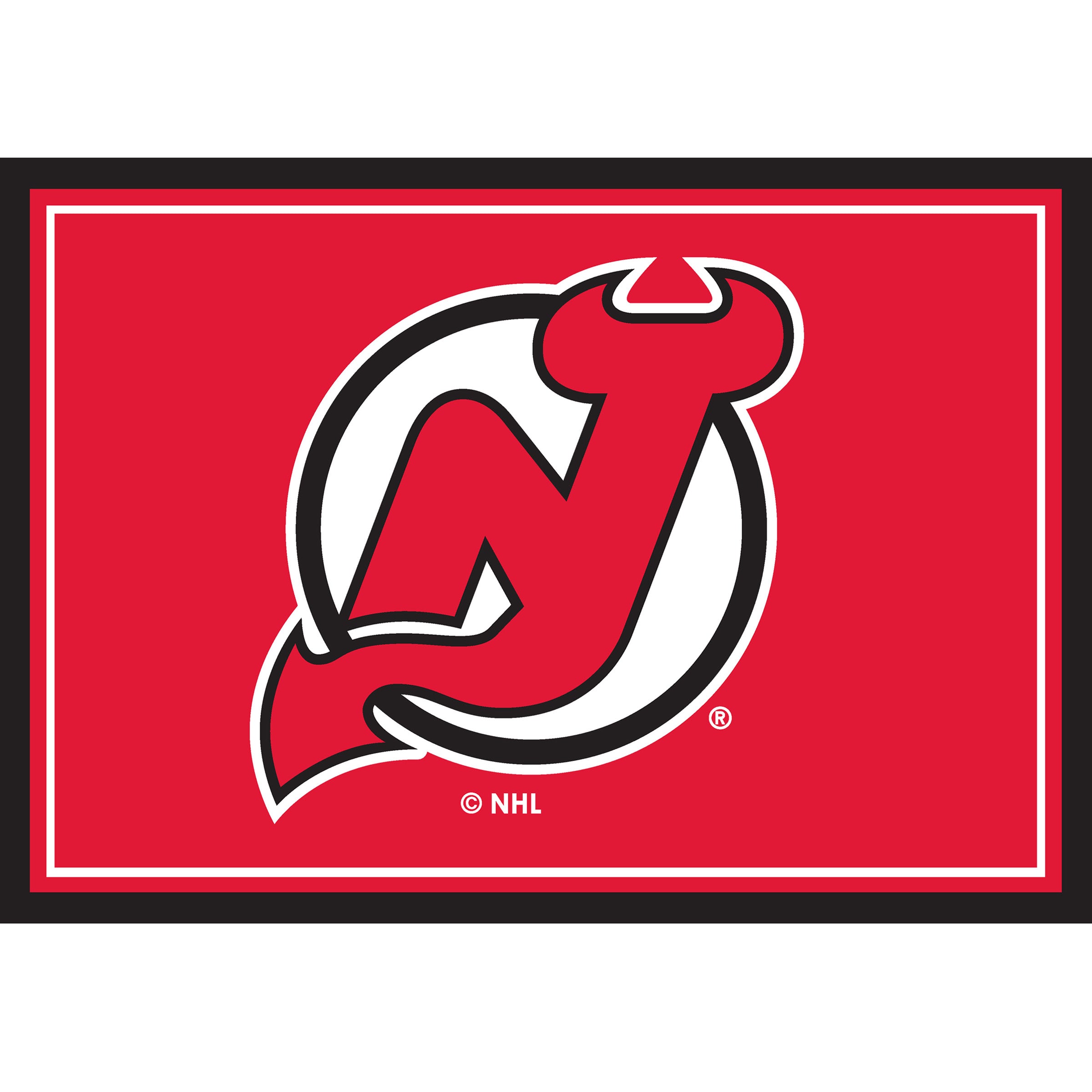 New Jersey Devils 3x4  Area  Rug