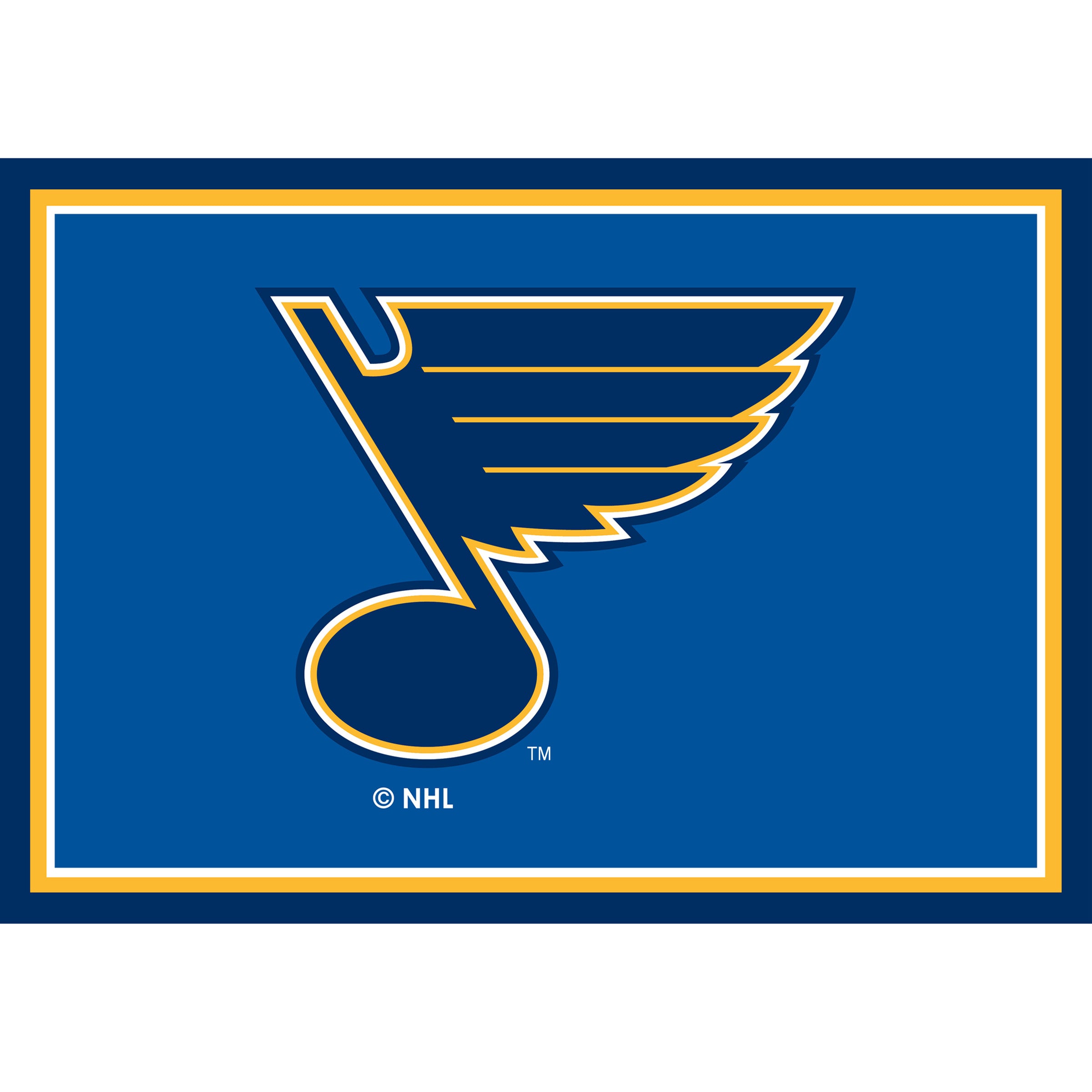 St. Louis Blues 3x4  Area  Rug