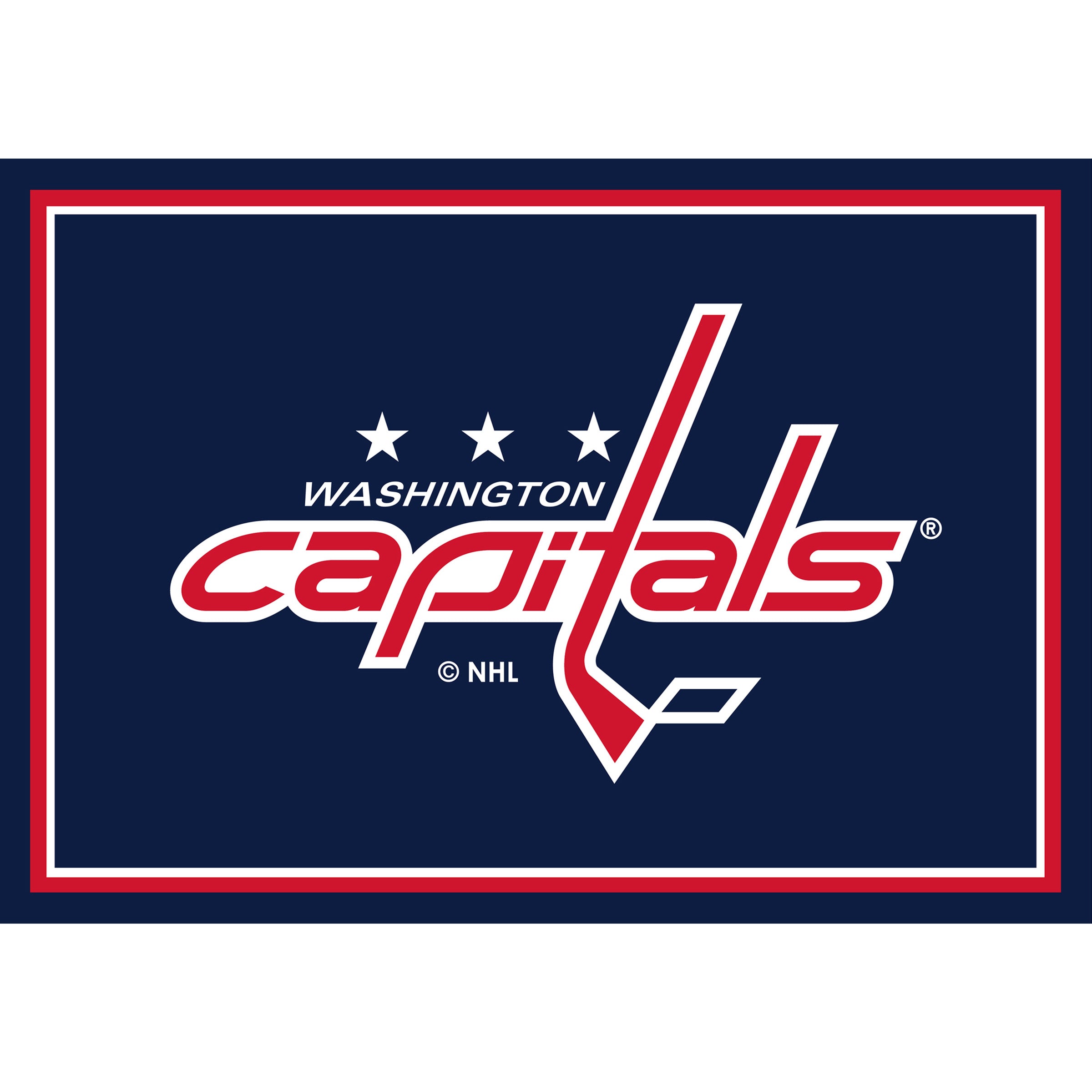 Washington Capitals 3x4  Area  Rug