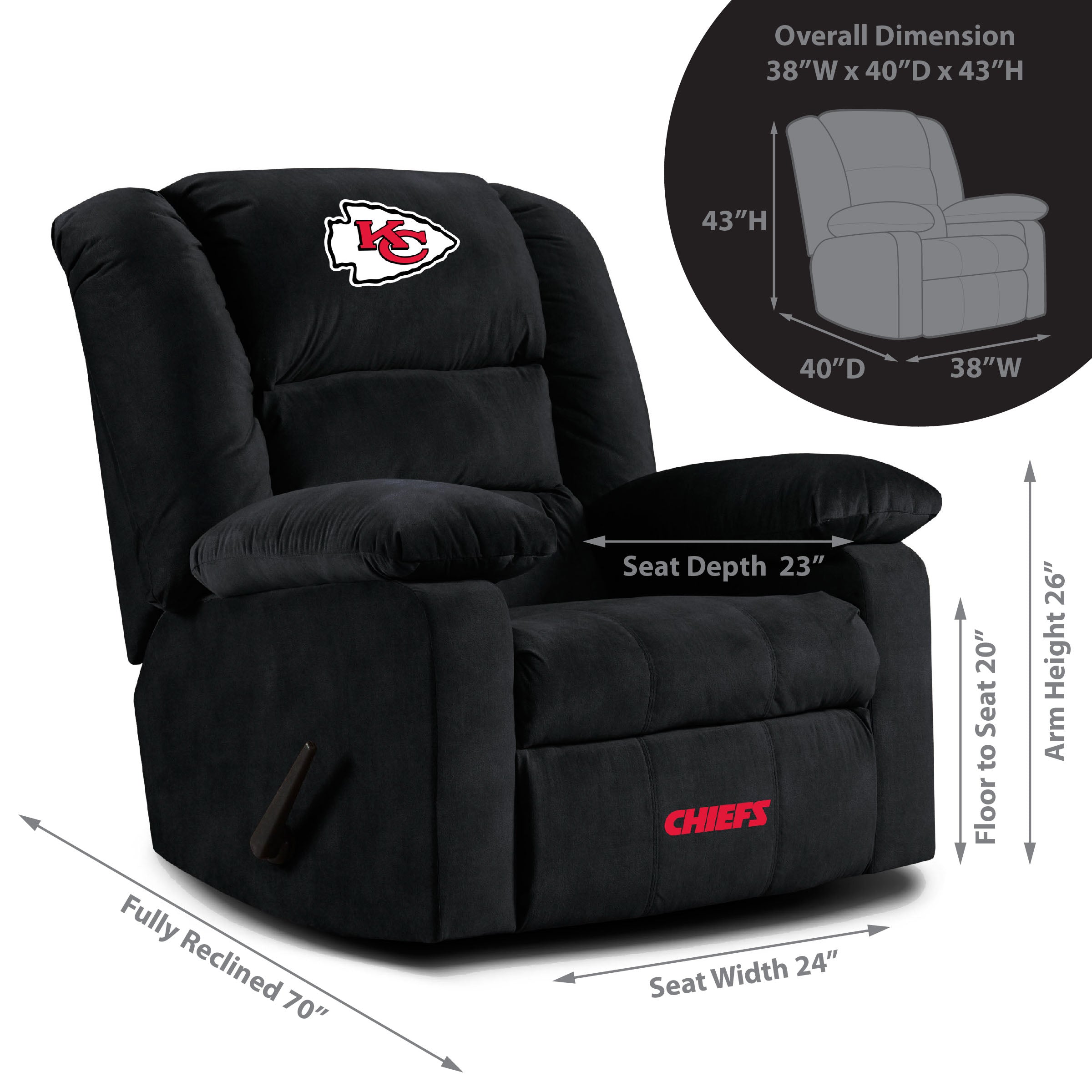 Kansas City Chiefs Playoff Recliner