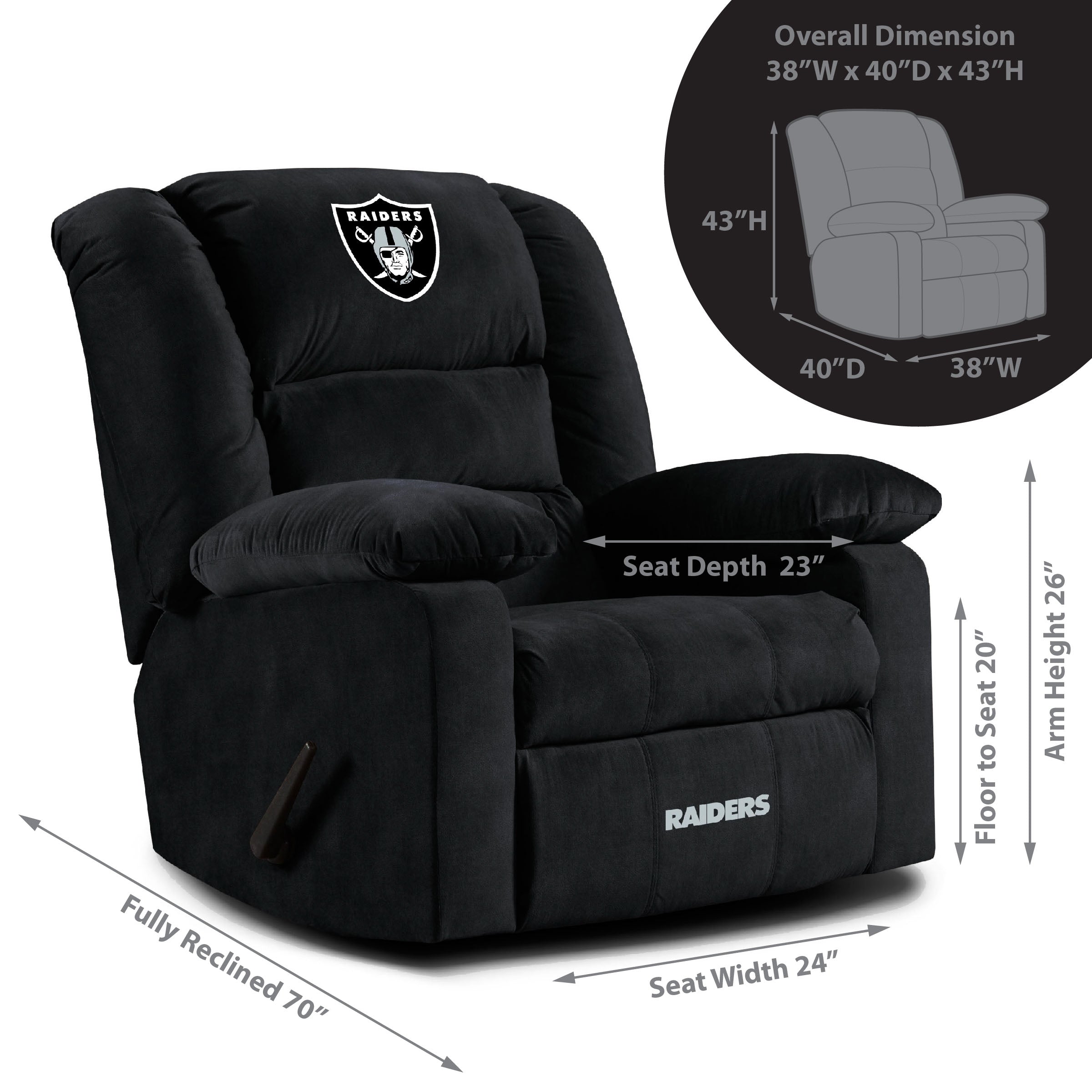 LV Raiders Playoff Recliner