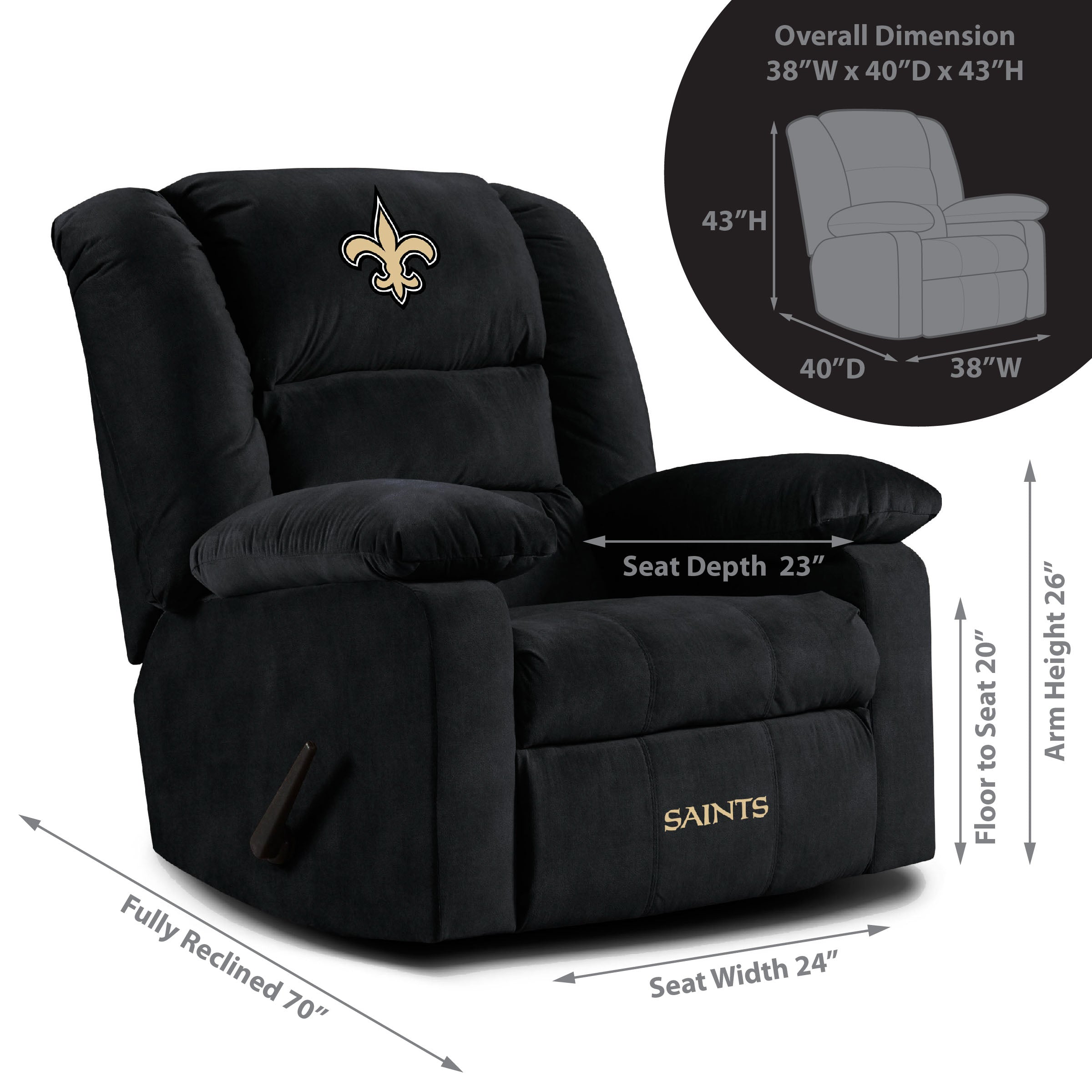 New Orleans Saints Playoff Recliner