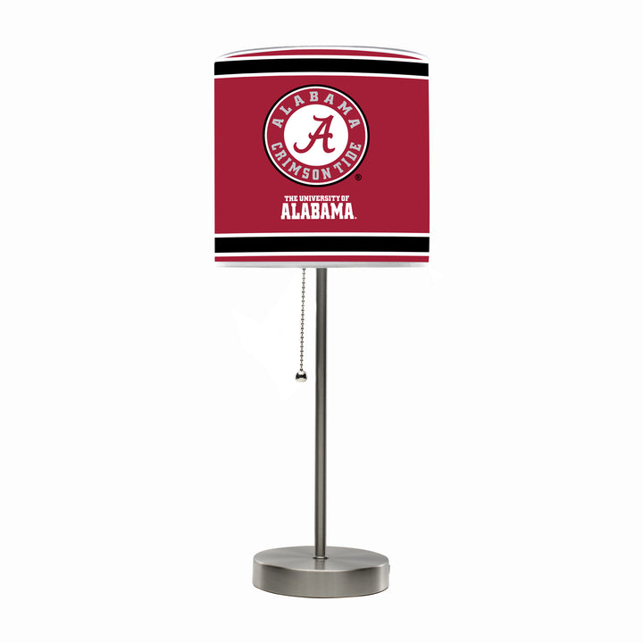 University Of Alabama Chrome Lamp