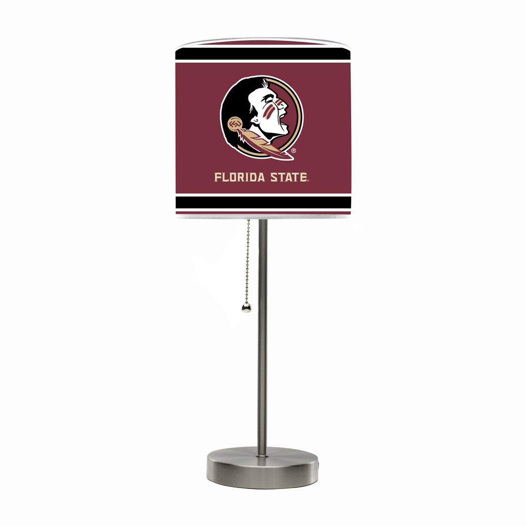 Florida State Chrome Lamp