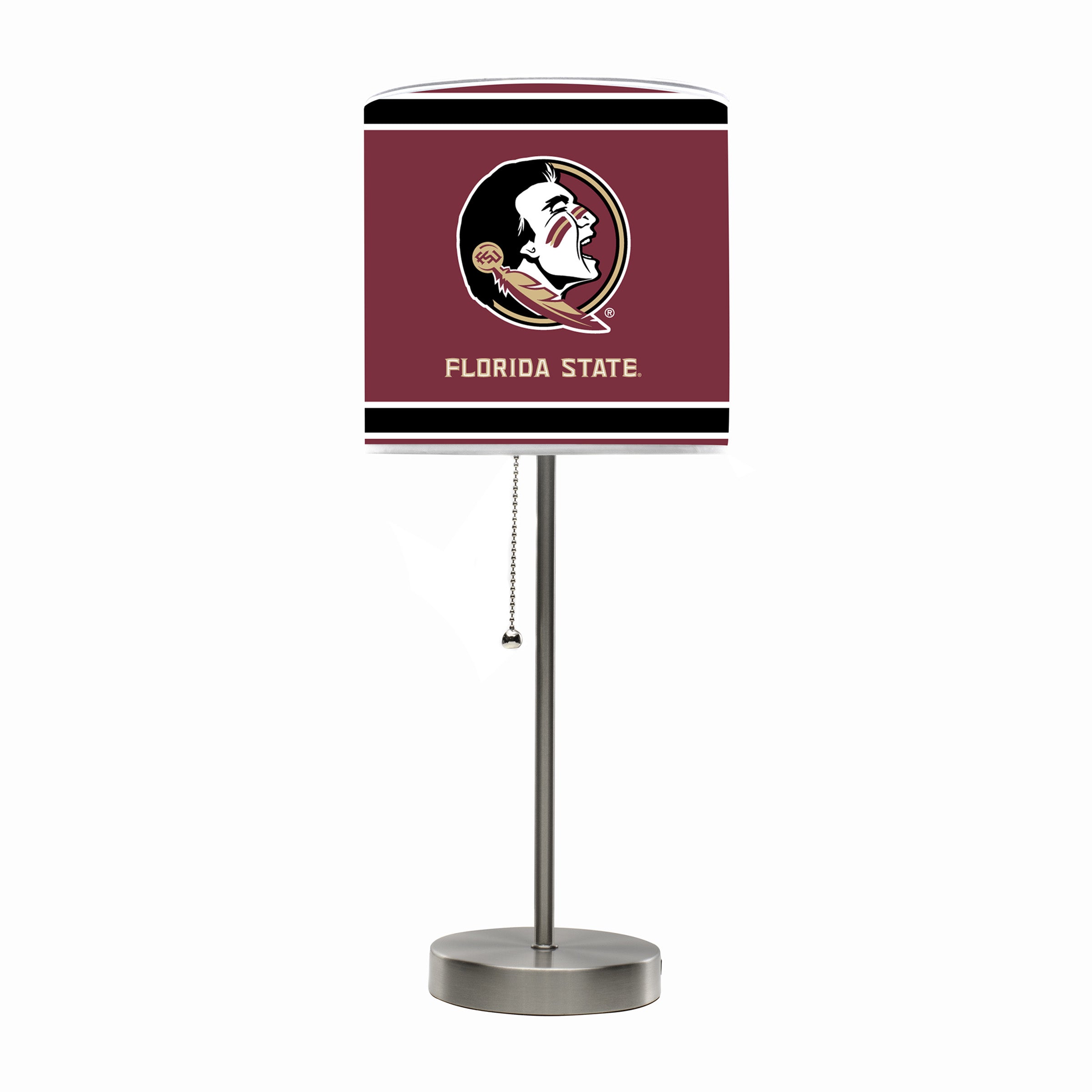 Florida State Chrome Lamp