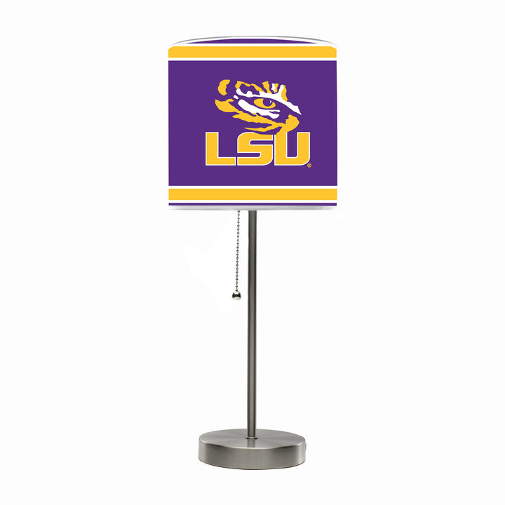 Louisiana State University Chrome Lamp