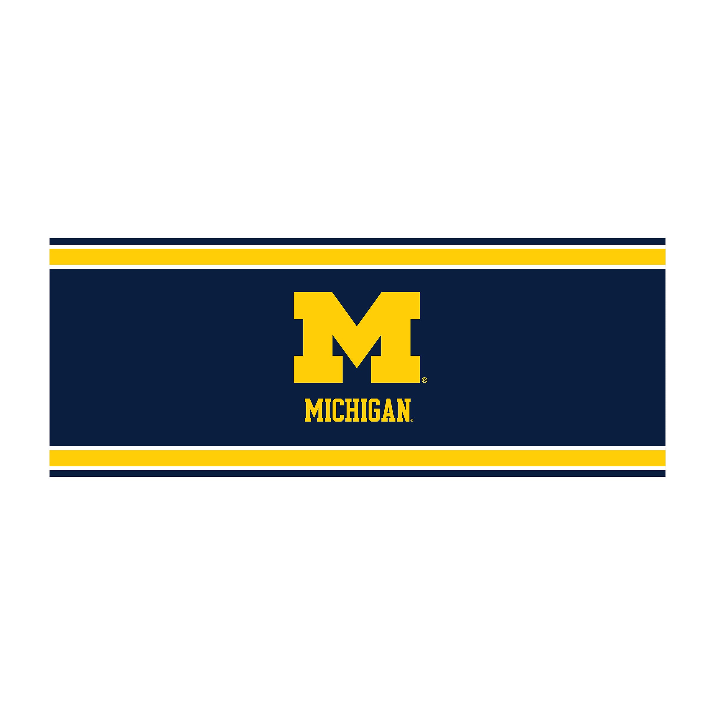 University Of Michigan Chrome Lamp