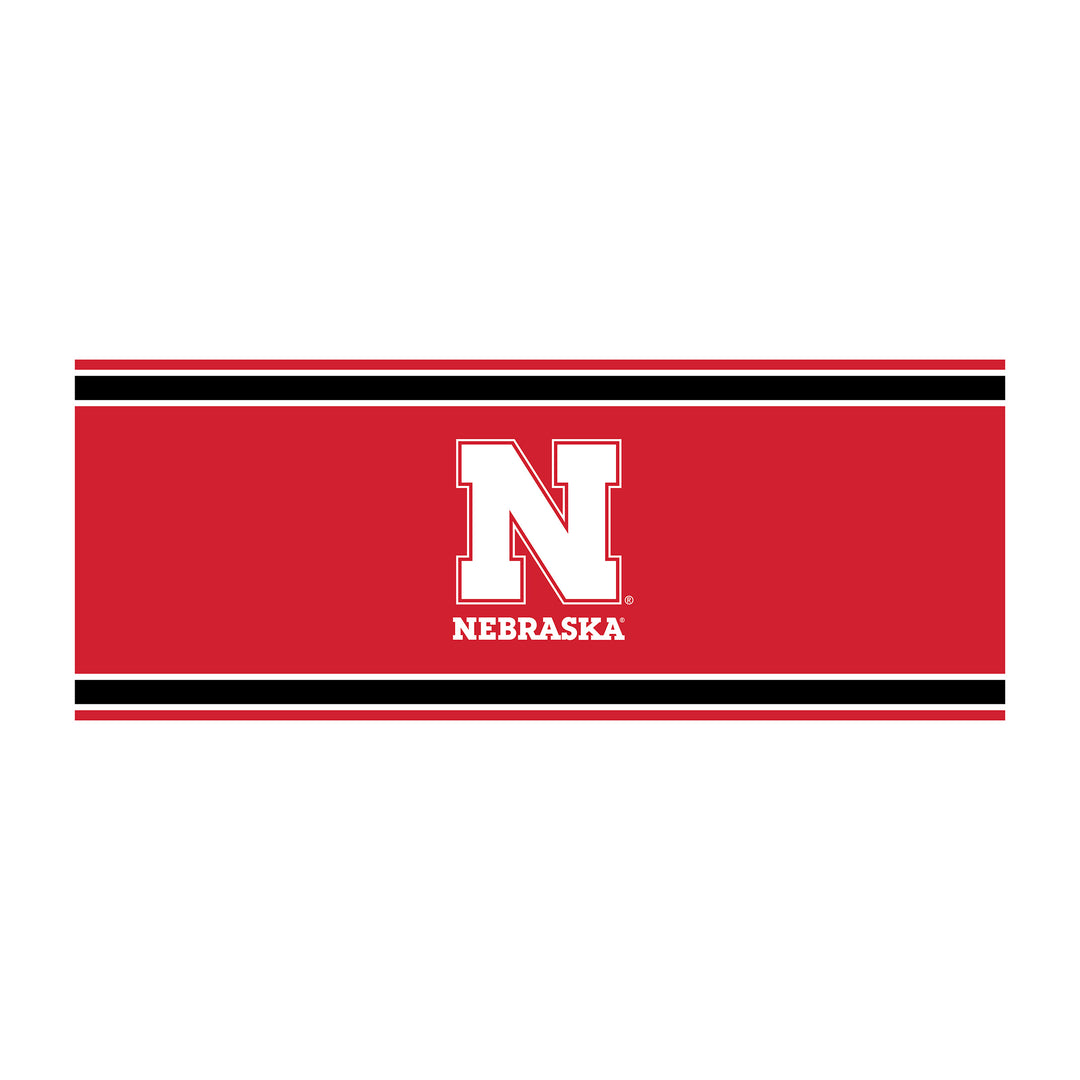 University Of Nebraska Chrome Lamp