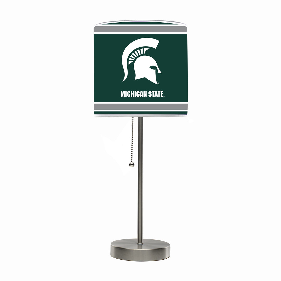 Michigan State Chrome Lamp