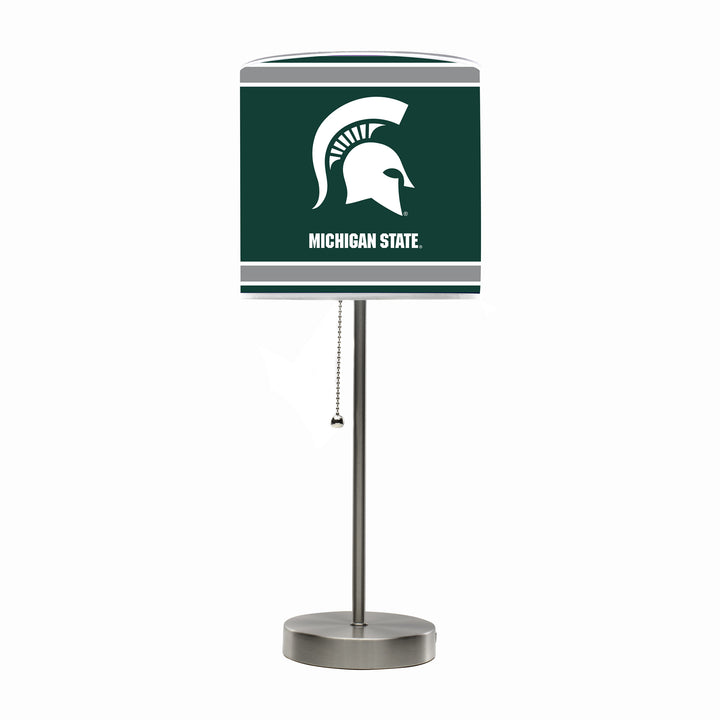 Michigan State Chrome Lamp