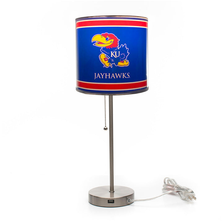 University Of Kansas Chrome Lamp