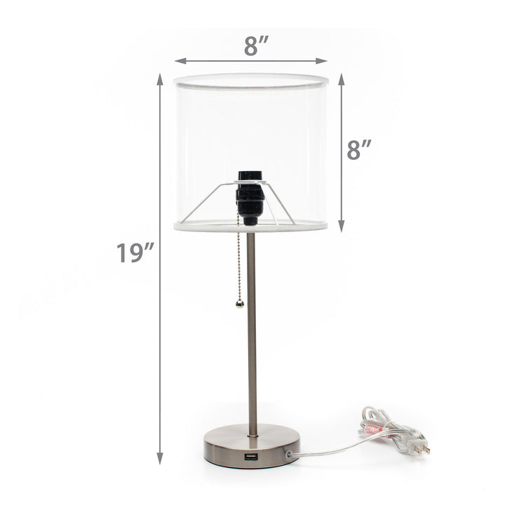 University Of Kansas Chrome Lamp