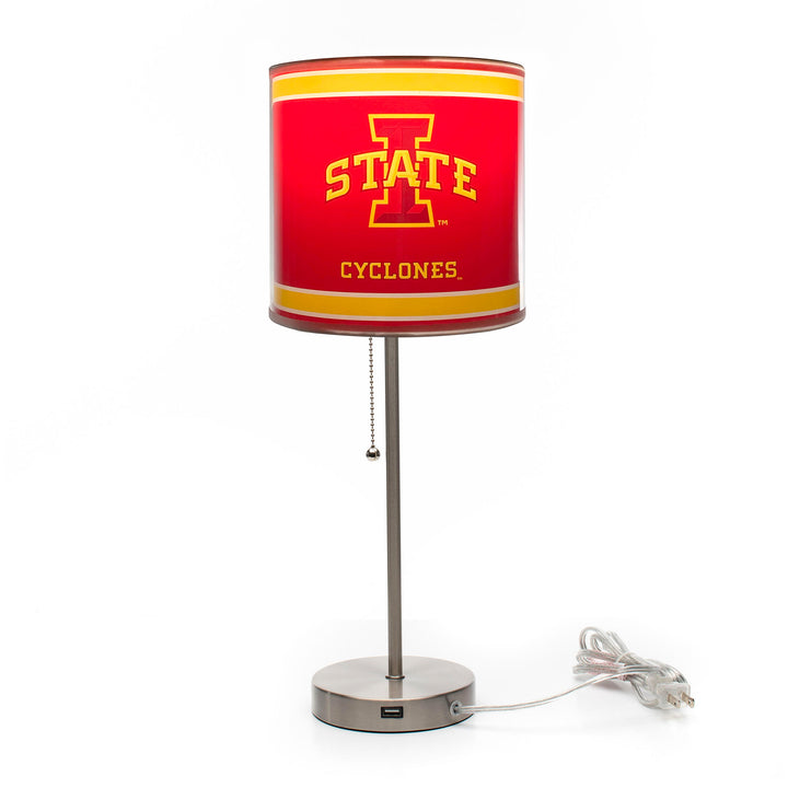 Iowa State University Chrome Lamp