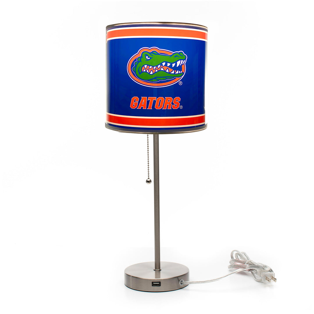 University Of Florida Chrome Lamp