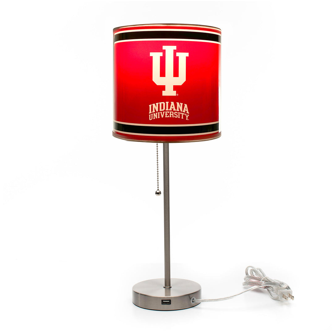 Indiana University Chrome Lamp